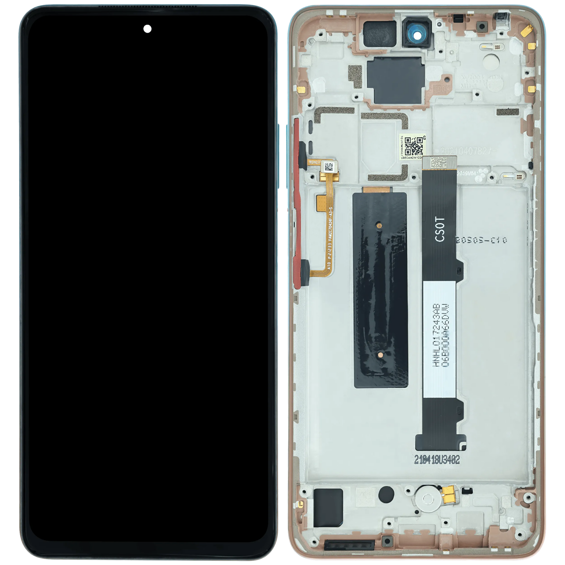 LCD Assembly With Frame For Xiaomi Mi 10T Lite 5G (Genuine) (Rose Gold) - device repair spare component image SKU 107182200674 - image 6