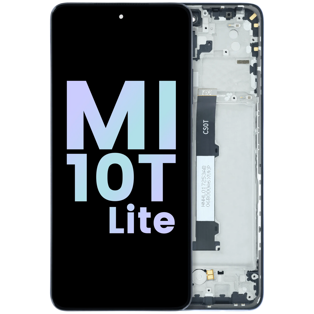 LCD Assembly With Frame For Xiaomi Mi 10T Lite 5G (Genuine) (Gray) - replacement part product image SKU 107182200675 - image 1