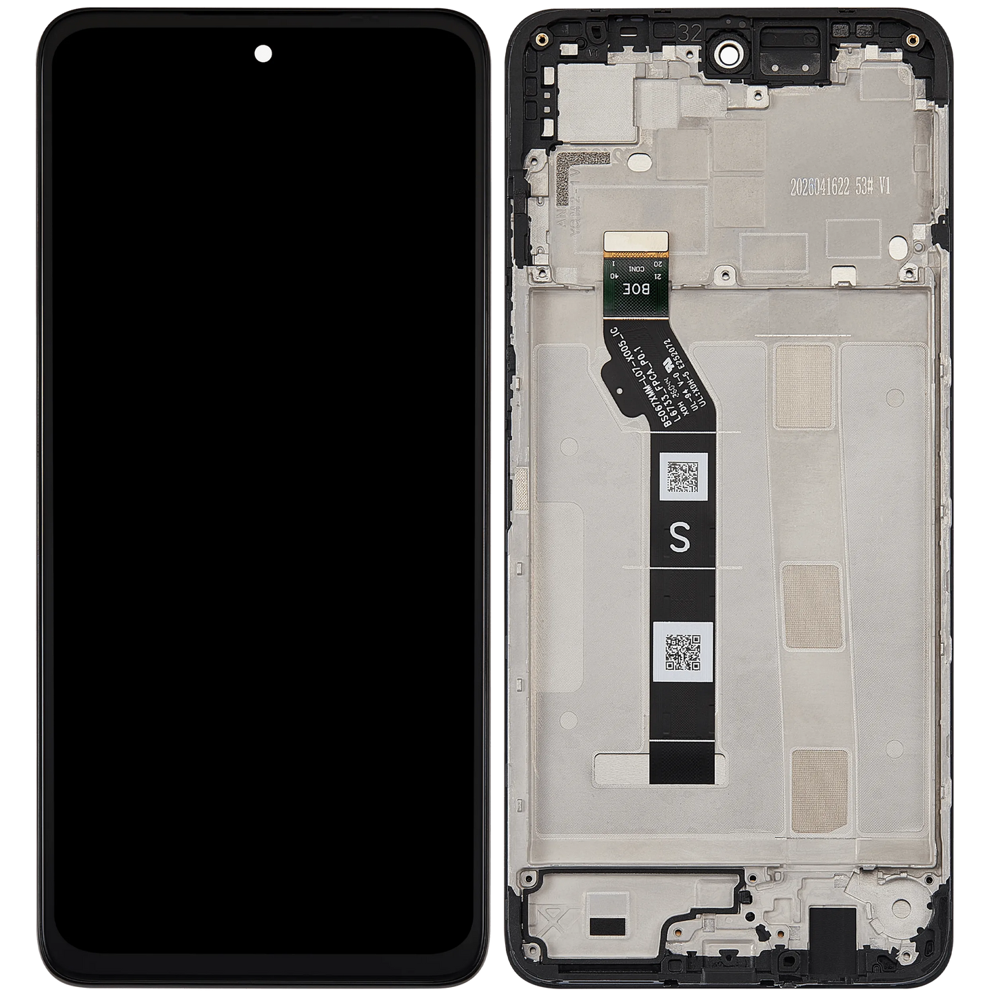 LCD Assembly With Frame For Motorola Moto G47 (XT2625-1-2 / 2026) / G77 Power (XT2625-12/2026) (Refurbished) (All replacement part SKU 107182228149 image 6