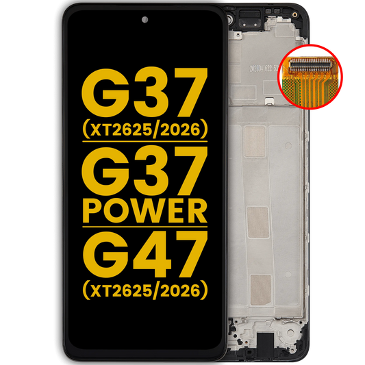 LCD Assembly With Frame For Motorola Moto G47 (XT2625-1-2 / 2026) / G77 Power (XT2625-12/2026) (Refurbished) (All replacement part SKU 107182228149 image 1