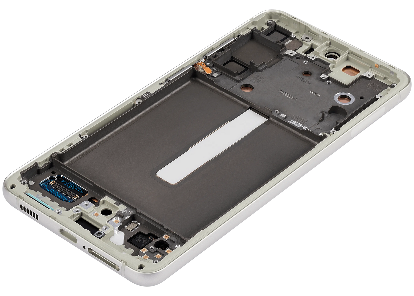 OLED Assembly With Frame For Samsung Galaxy S21 FE 5G (US & International Version) (Aftermarket Plus) (120Hz) (Olive Green)