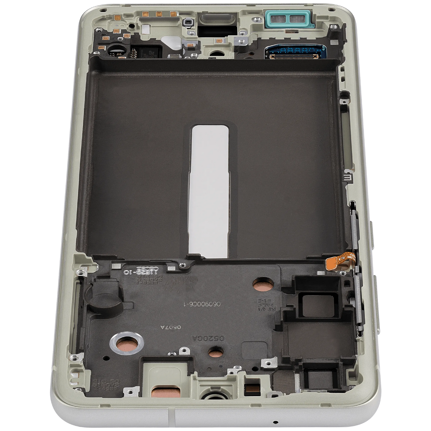 OLED Assembly With Frame For Samsung Galaxy S21 FE 5G (US & International Version) (Aftermarket Plus) (120Hz) (Olive Green)