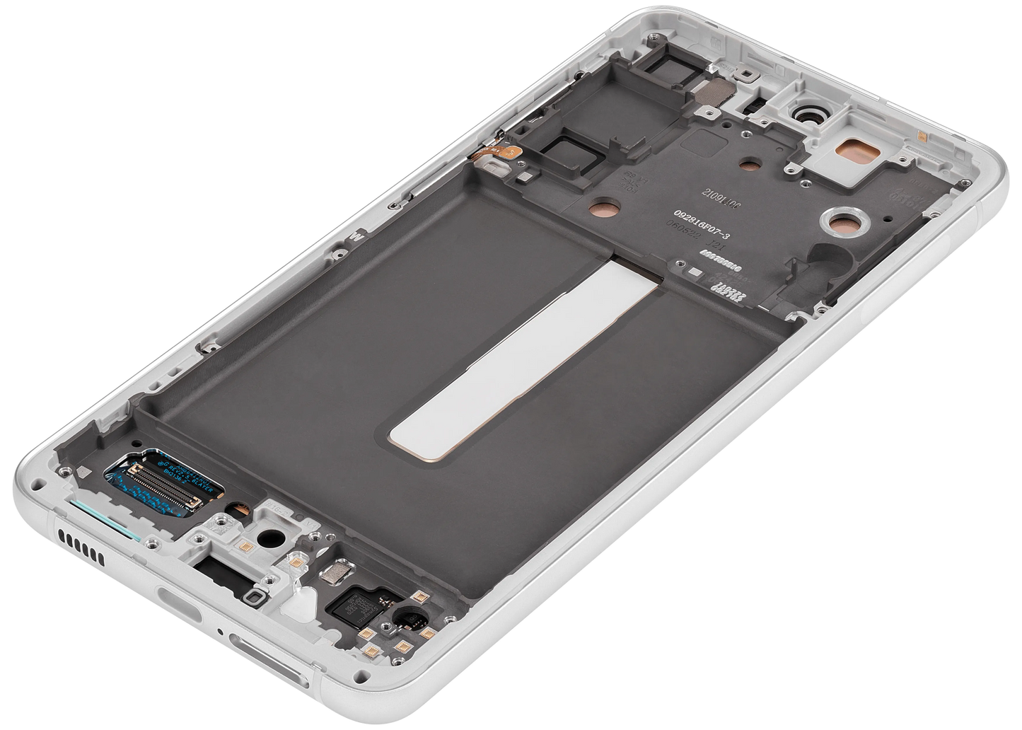 OLED Assembly With Frame For Samsung Galaxy S21 FE 5G (US & International Version) (Aftermarket Plus) (120Hz) (White)