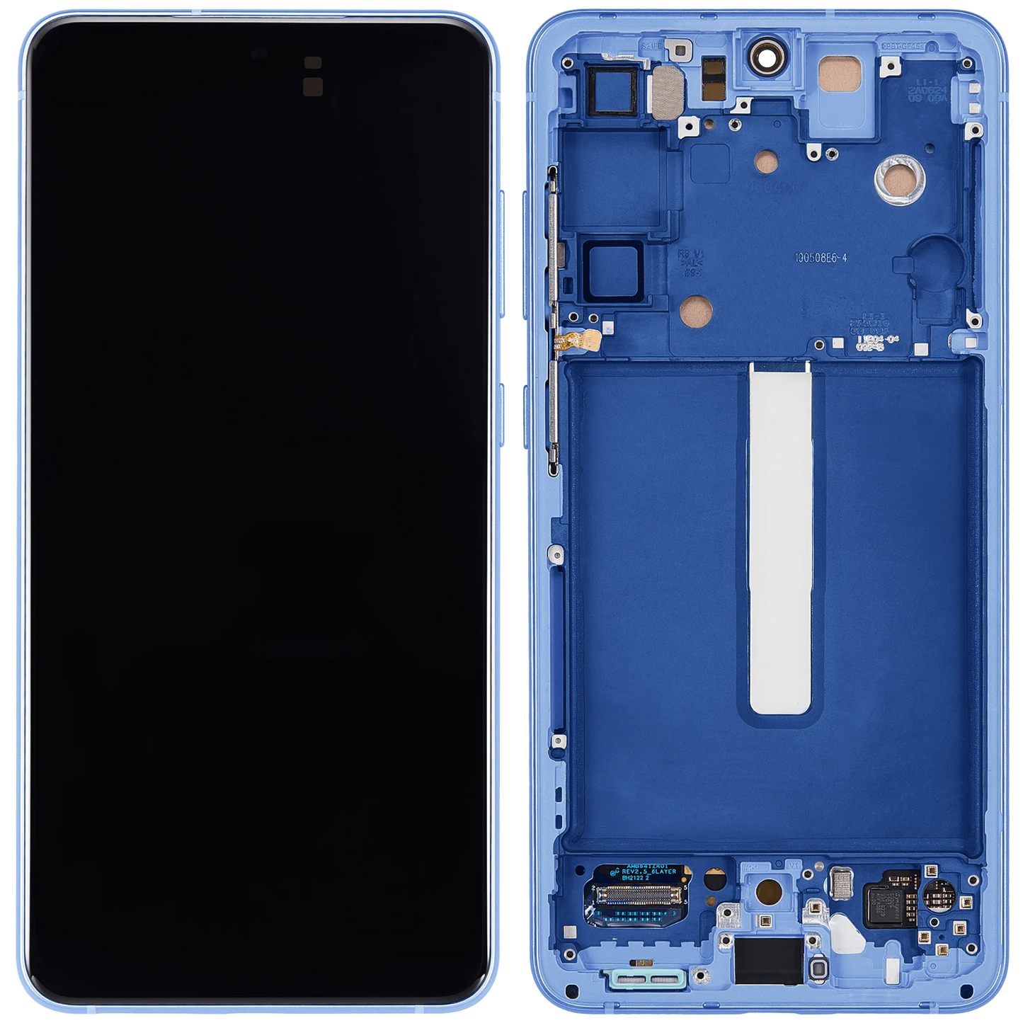 OLED Assembly With Frame For Samsung Galaxy S21 FE 5G (US & International Version) (Aftermarket Plus) (120Hz) (Blue)