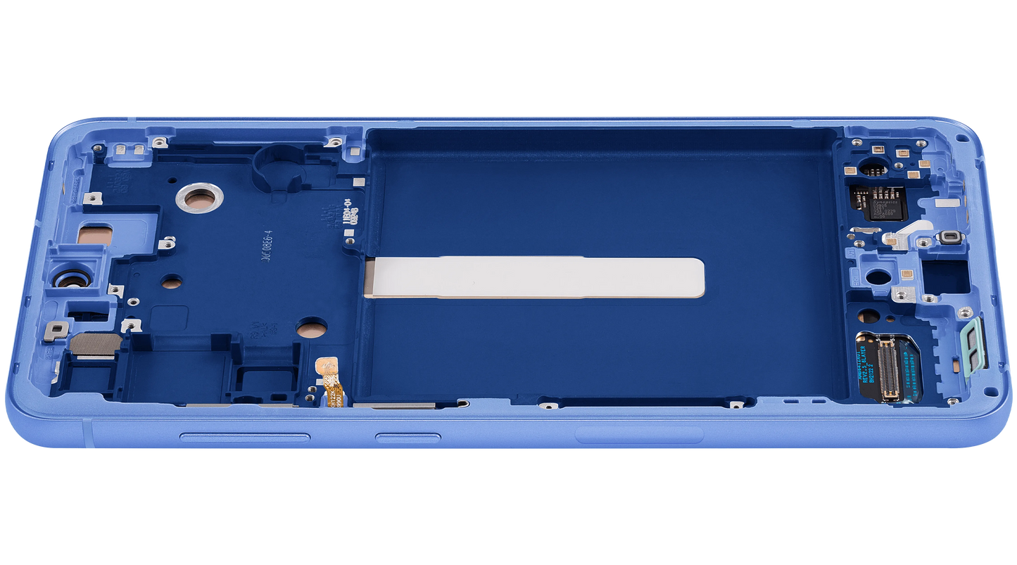 OLED Assembly With Frame For Samsung Galaxy S21 FE 5G (US & International Version) (Aftermarket Plus) (120Hz) (Blue)
