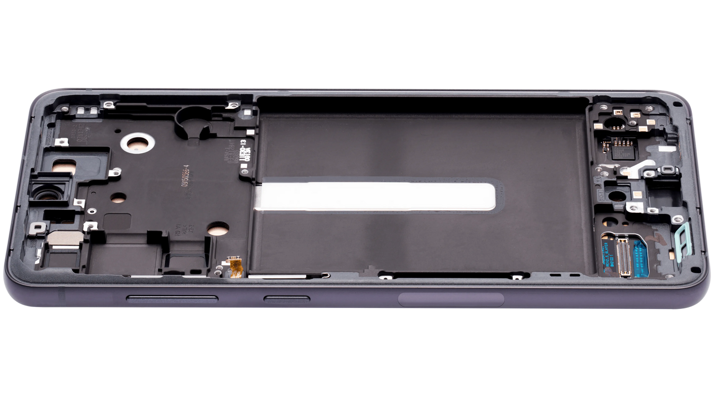 OLED Assembly With Frame For Samsung Galaxy S21 FE 5G (US & International Version) (Aftermarket Plus) (120Hz) (Graphite)