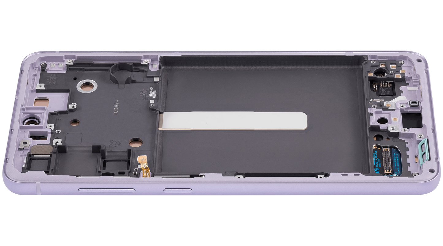 OLED Assembly With Frame For Samsung Galaxy S21 FE 5G (US & International Version) (Aftermarket Plus) (120Hz) (Lavender)