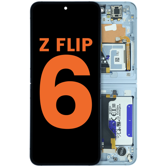 Inner OLED Assembly With Frame For Samsung Galaxy Z Flip 6 5G (US & International) (Blemish C) (Blue)