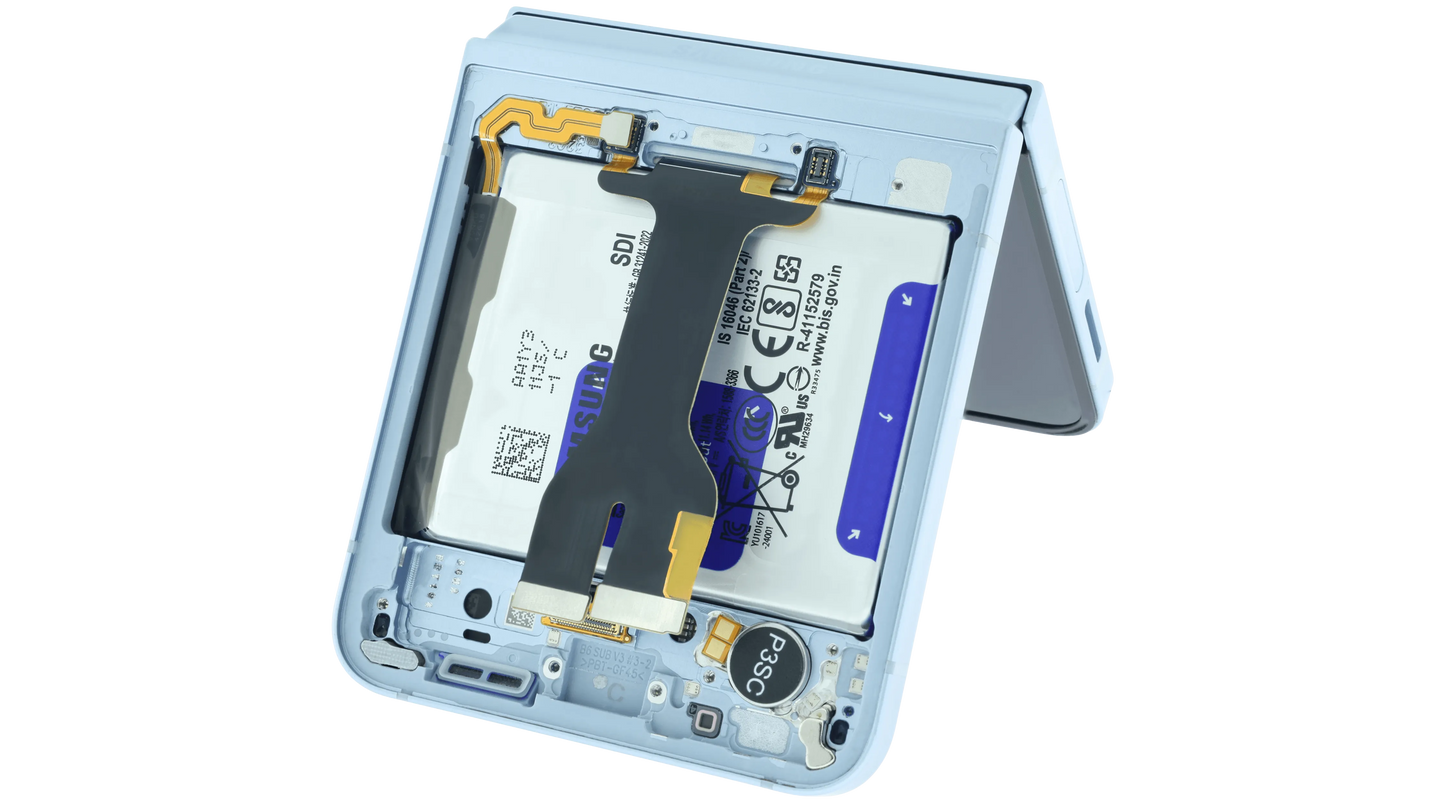 Inner OLED Assembly With Frame For Samsung Galaxy Z Flip 6 5G (US & International) (Blemish C) (Blue)