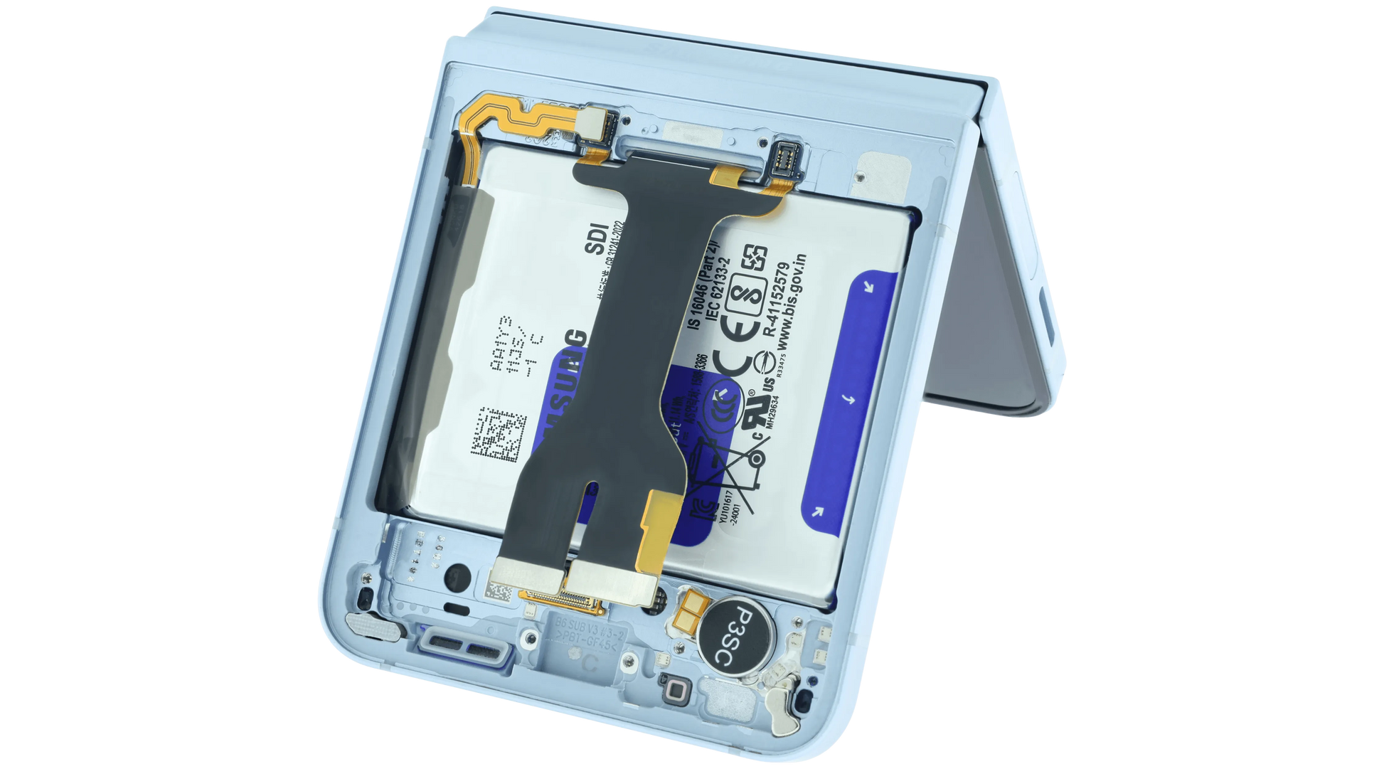Inner OLED Assembly With Frame For Samsung Galaxy Z Flip 6 5G (US & International) (Blemish C) (Blue)