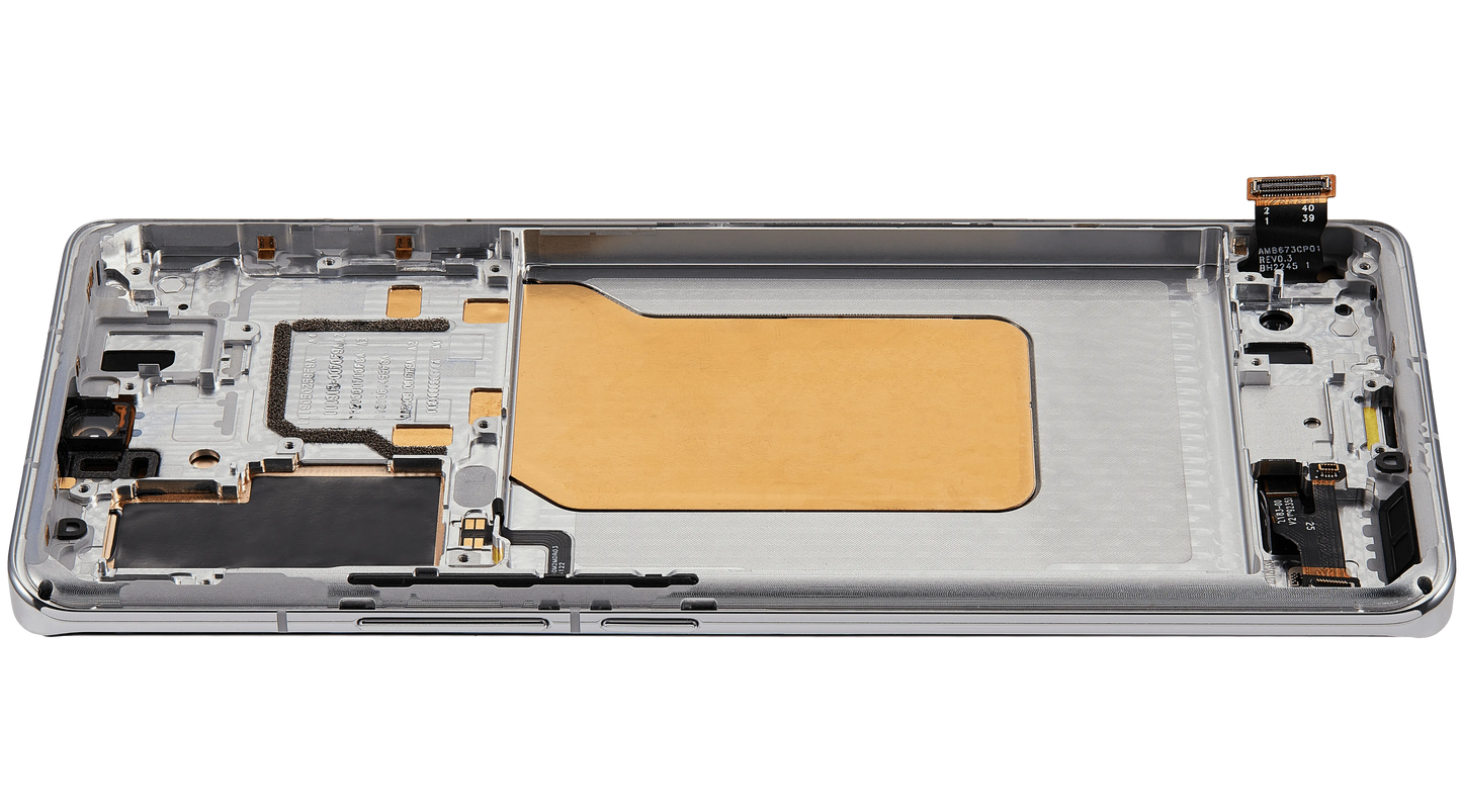 OLED Assembly With Frame For Xiaomi 13 Pro (Aftermarket Plus) (White) – repair component detail view – OLED Display Replacement for phone repair