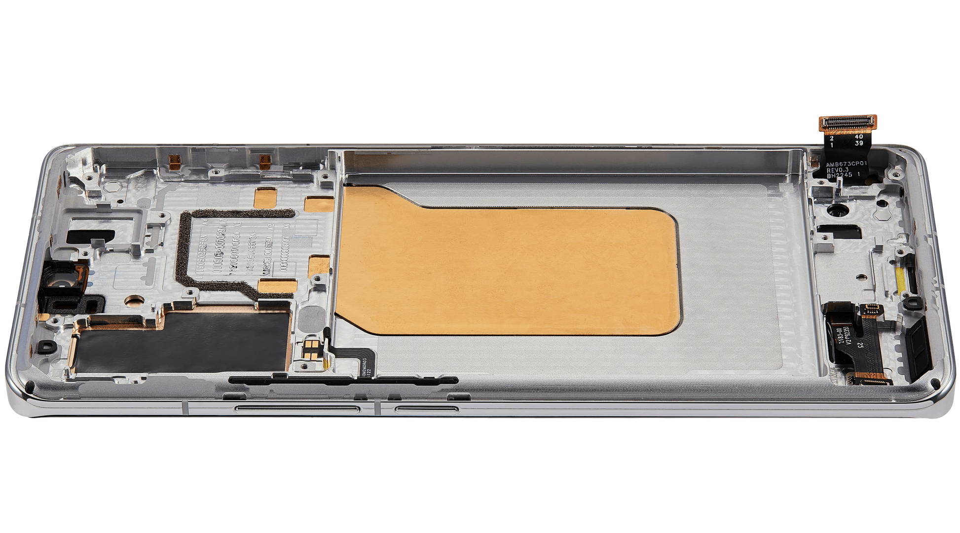 OLED Assembly With Frame For Xiaomi 13 Pro (Aftermarket Plus) (White) – repair component detail view – OLED Display Replacement for phone repair