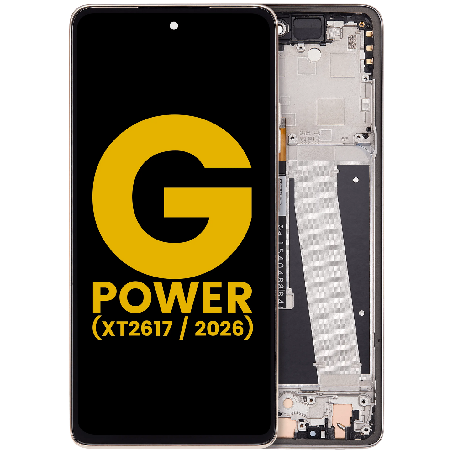 LCD Assembly With Frame For Motorola Moto G Power 5G (XT2617 / 2026) (Refurbished) (Pure Cashmere) replacement part SKU 107182228447 image 1