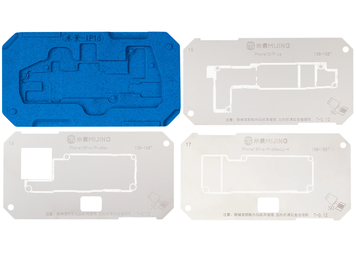 Z20MAX 30in1 Middle Layer Planting Tin Platform Kit For iPhone 11-17 Series (MiJing) - product image 8