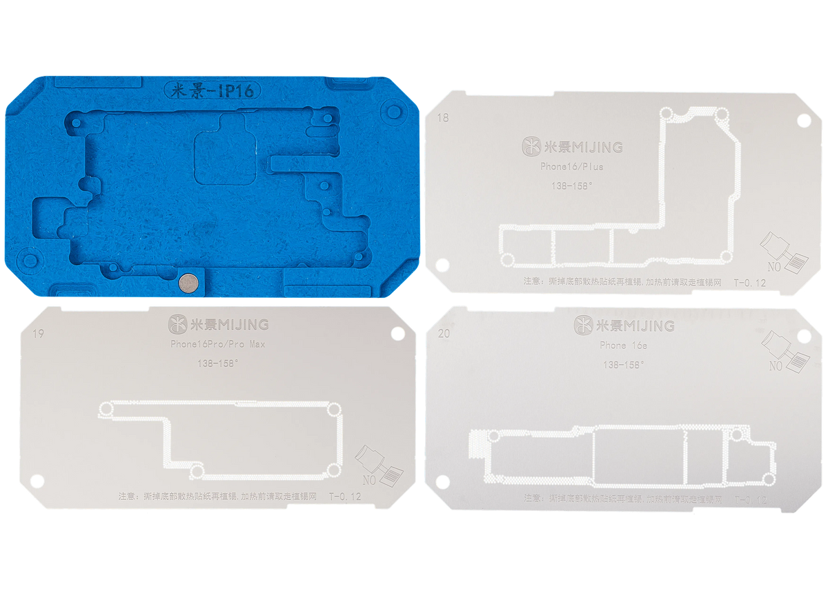 Z20MAX 30in1 Middle Layer Planting Tin Platform Kit For iPhone 11-17 Series (MiJing) - product image 2