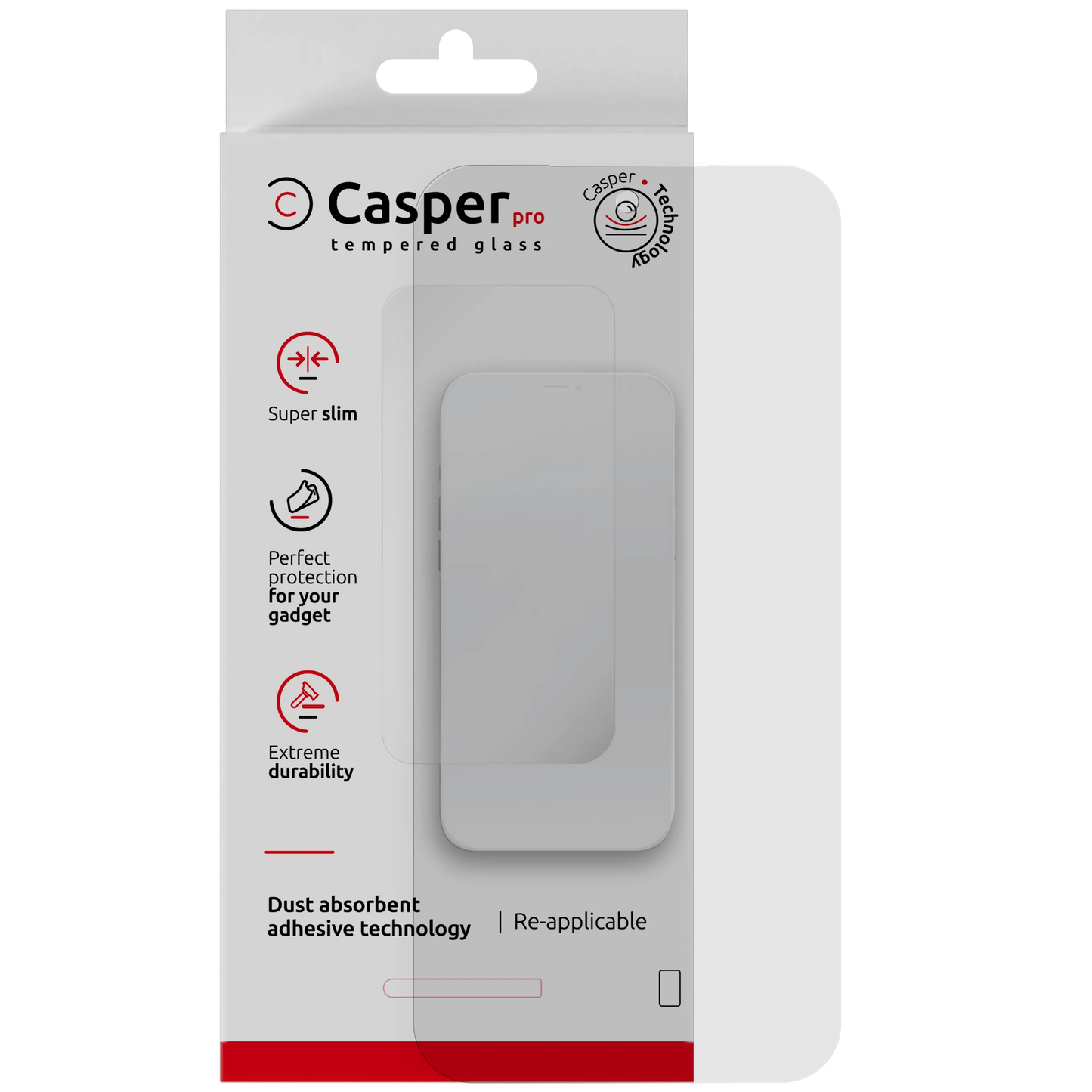 Casper Pro Tempered Glass For Motorola Moto G67 / G77 / G87 (Retail Pack) (Clear) replacement part SKU 107182228811 image 1
