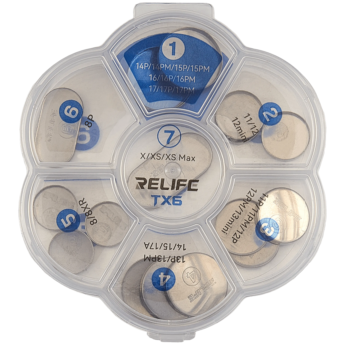 TX6 Lens Protective Cover Set For iPhone 8-17 Series (Relife) - product image 1