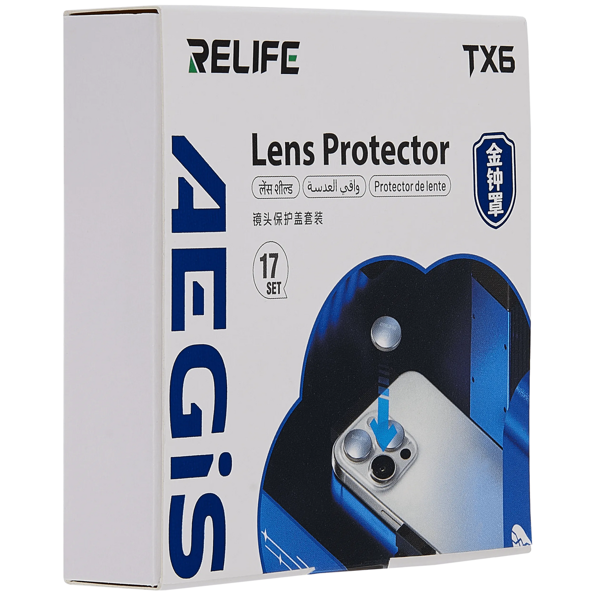 TX6 Lens Protective Cover Set For iPhone 8-17 Series (Relife) - product image 2
