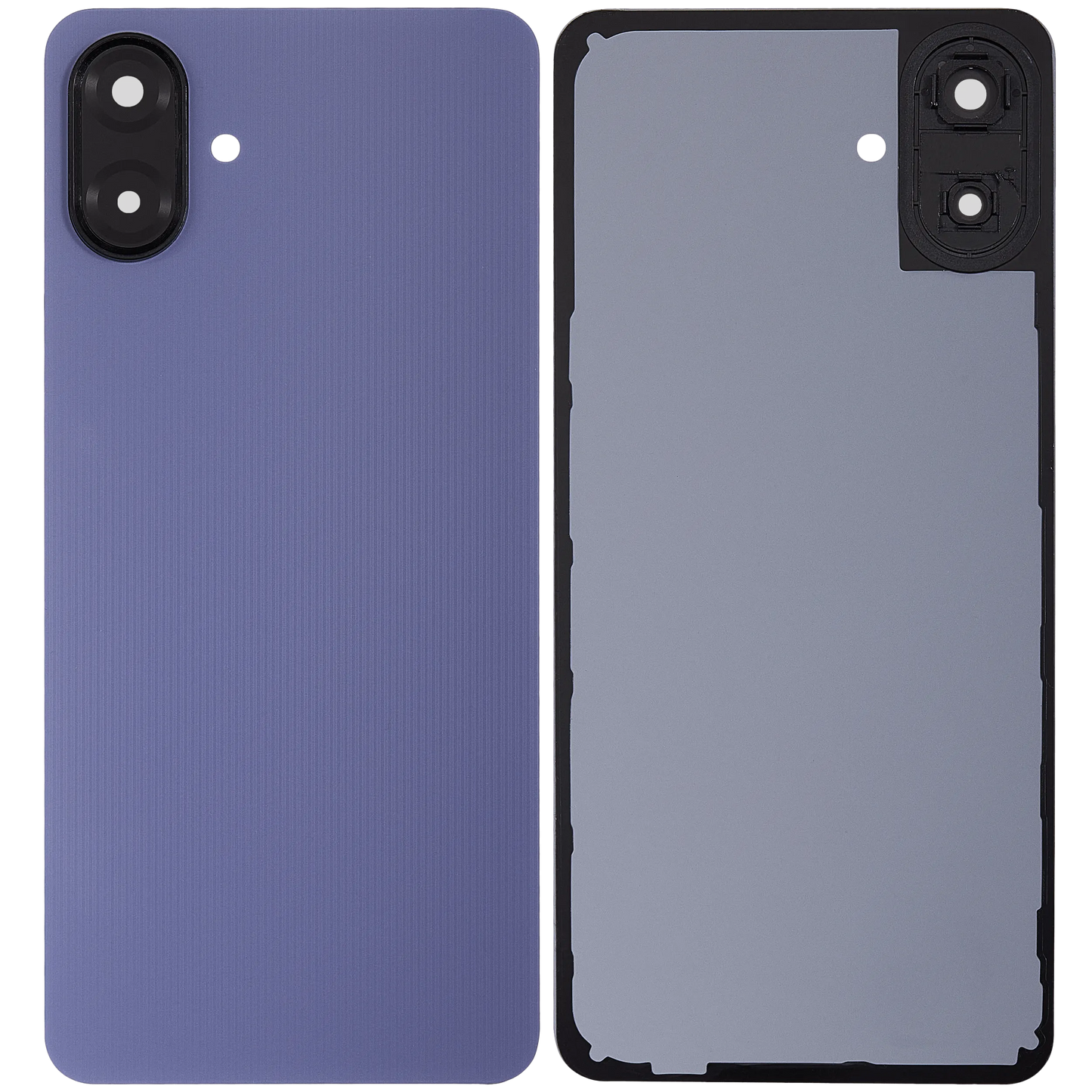 Back Cover With Camera Lens For Samsung Galaxy A07 4G (A075 / 2025) (No Logo) (Aftermarket Plus) (Light Violet) replacement part product image 4 - SKU 107182921077