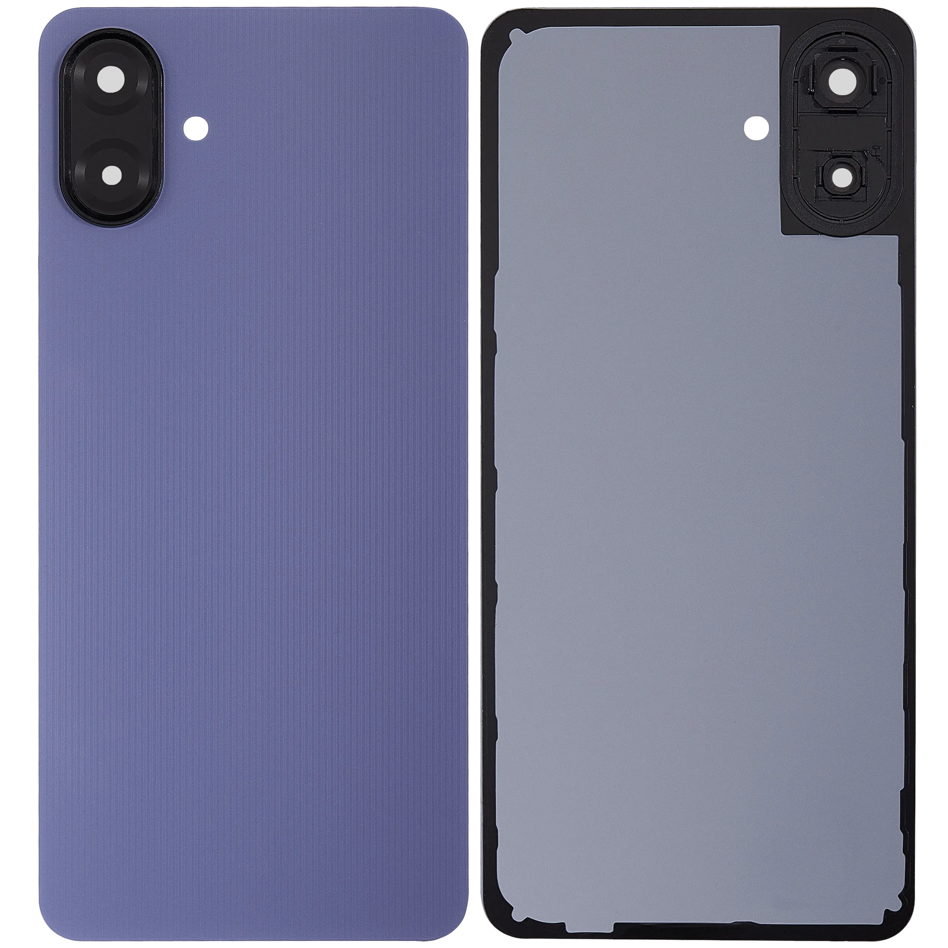 Back Cover With Camera Lens For Samsung Galaxy A07 4G (A075 / 2025) (No Logo) (Aftermarket Plus) (Light Violet) replacement part product image 4 - SKU 107182921077