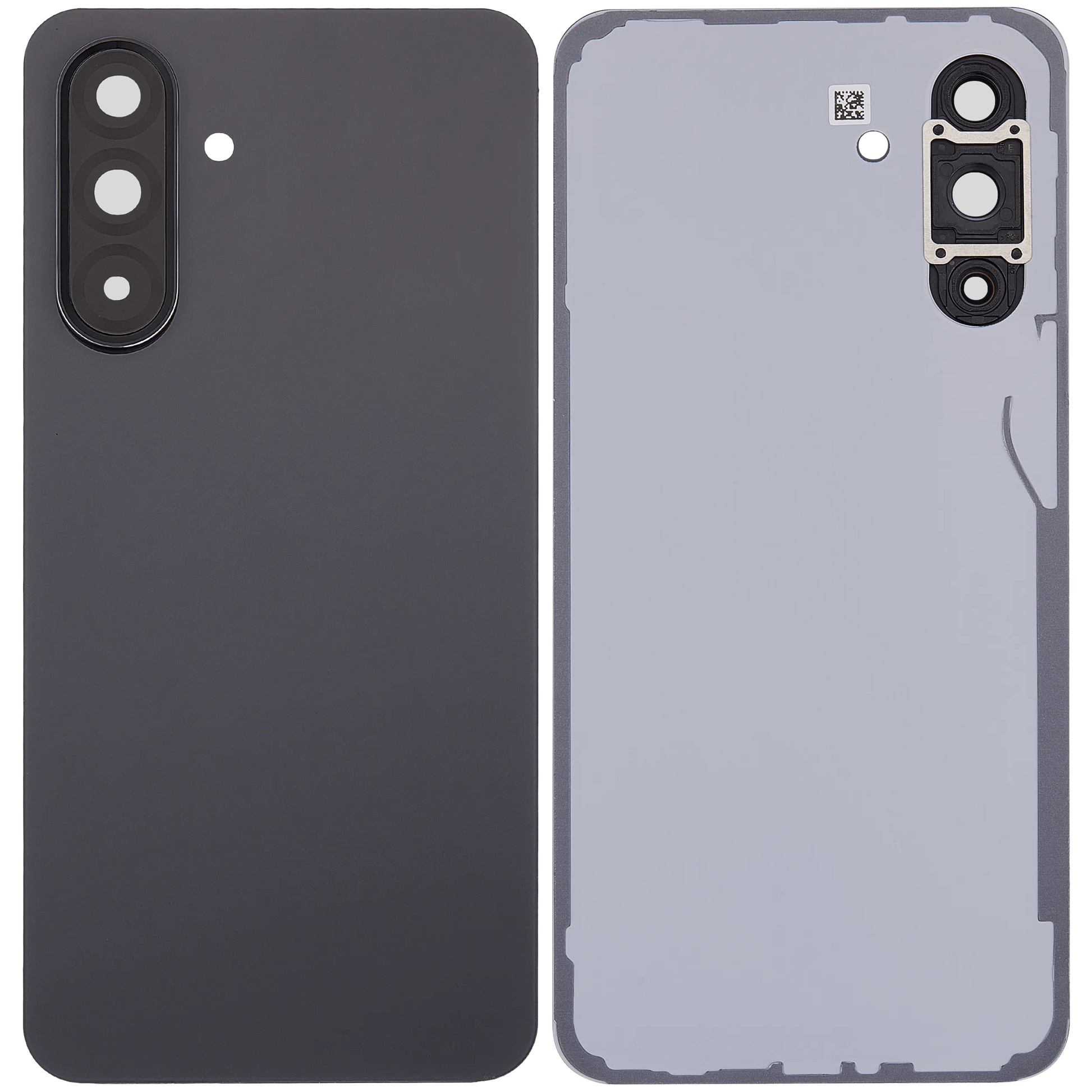 Back Cover Glass With Camera Lens For Samsung Galaxy A36 5G (A366 / 2025) (No Logo) (Aftermarket Plus) (Black) - image 4