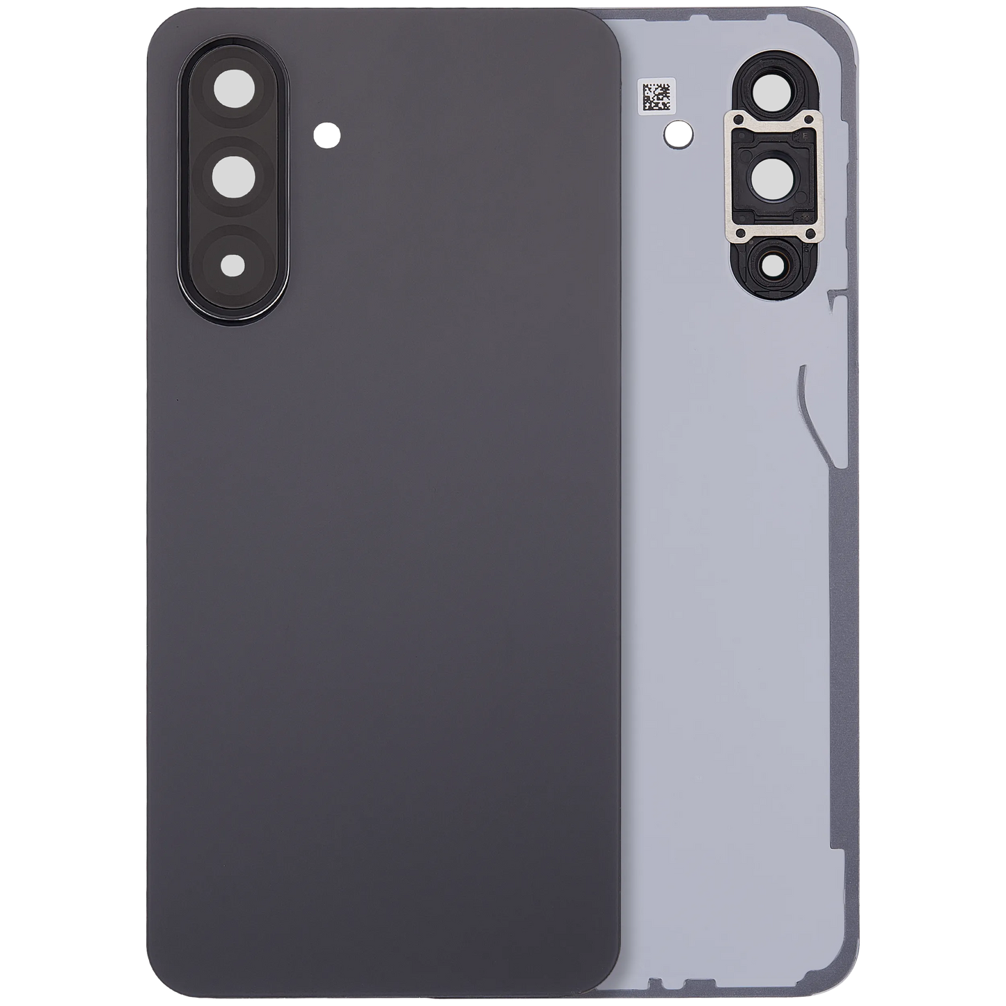 Back Cover Glass With Camera Lens For Samsung Galaxy A36 5G (A366 / 2025) (No Logo) (Aftermarket Plus) (Black) - image 1
