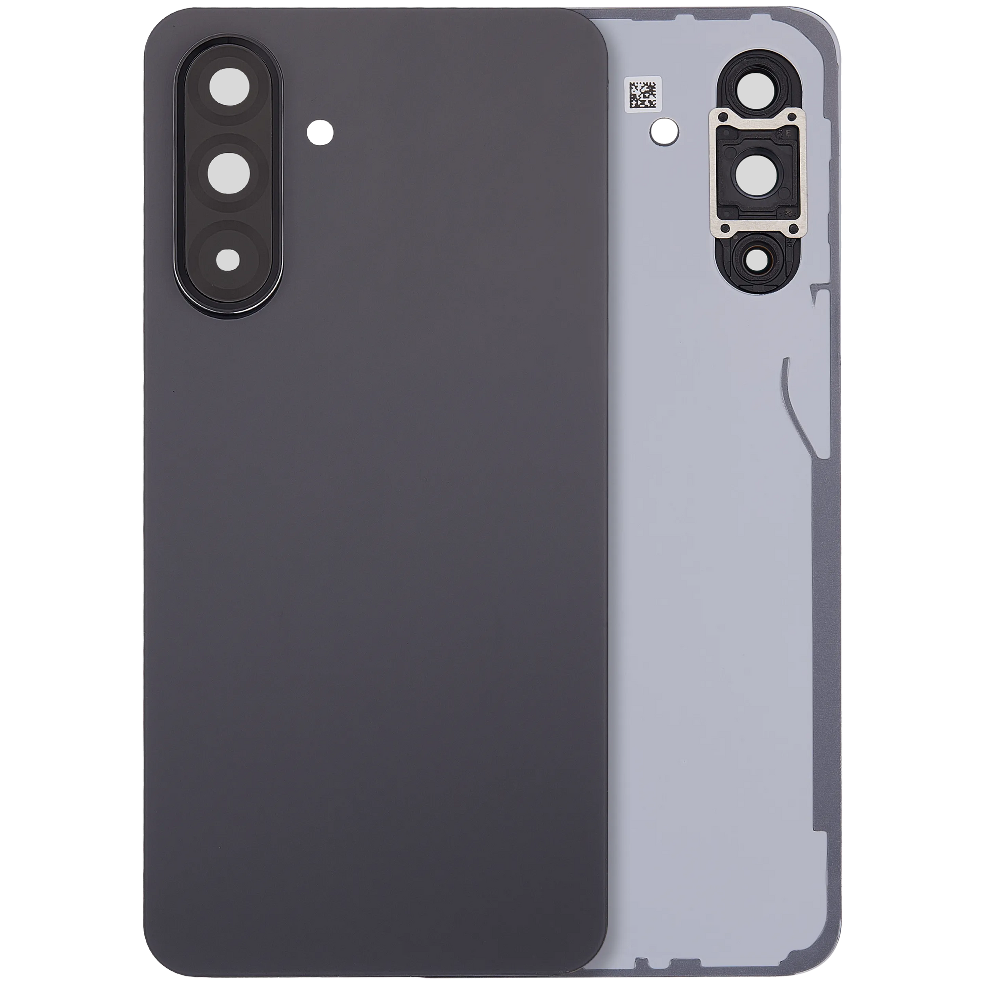 Back Cover Glass With Camera Lens For Samsung Galaxy A36 5G (A366 / 2025) (No Logo) (Aftermarket Plus) (Black) - image 1