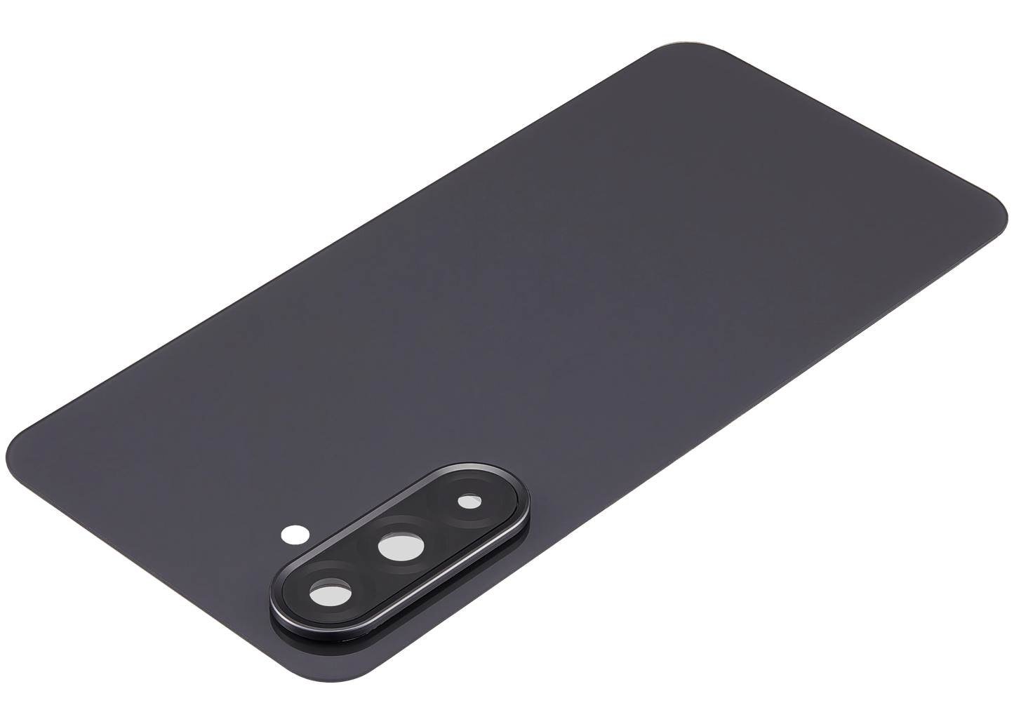 Back Cover Glass With Camera Lens For Samsung Galaxy A36 5G (A366 / 2025) (No Logo) (Aftermarket Plus) (Black) - image 3