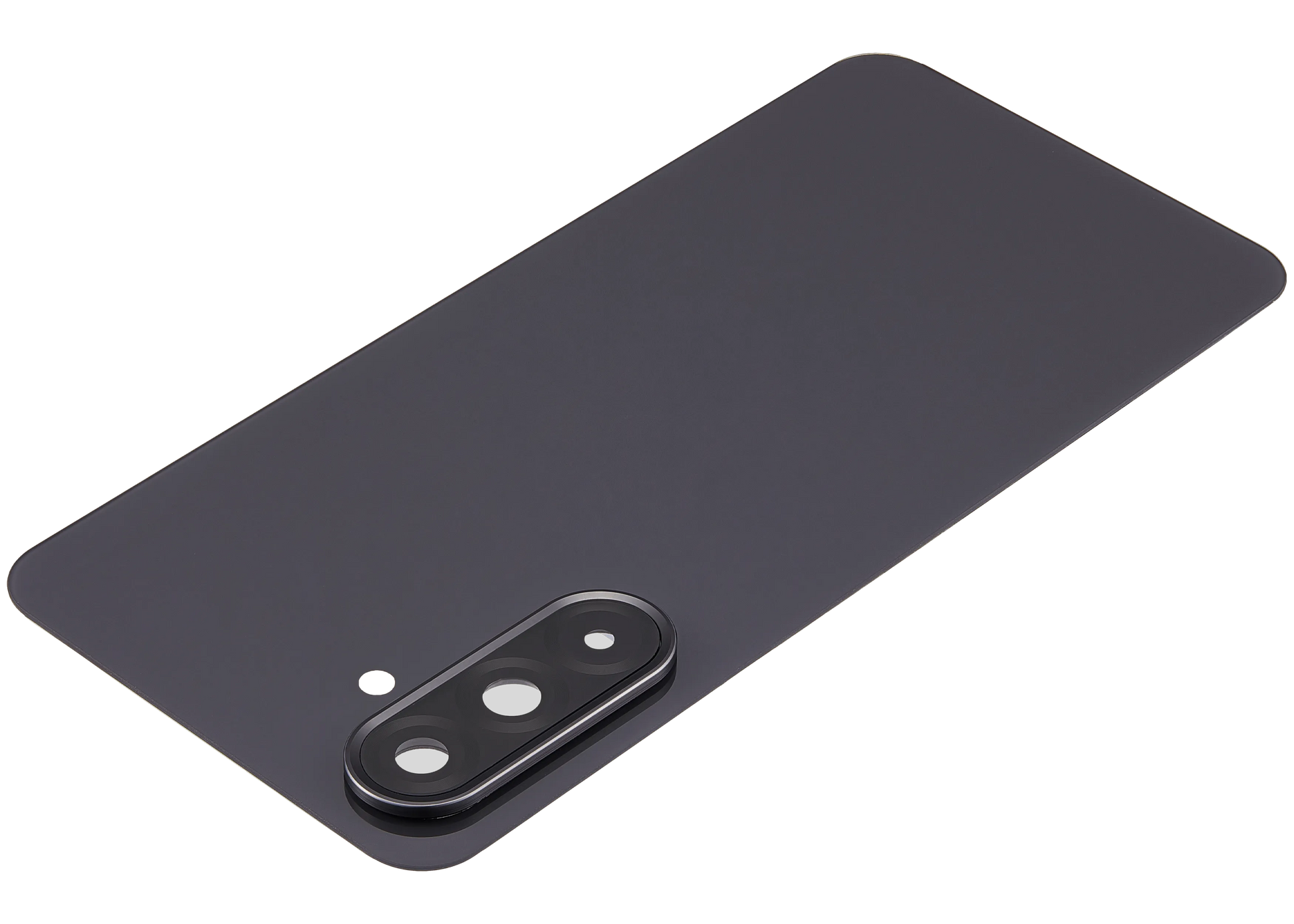 Back Cover Glass With Camera Lens For Samsung Galaxy A36 5G (A366 / 2025) (No Logo) (Aftermarket Plus) (Black) - image 3