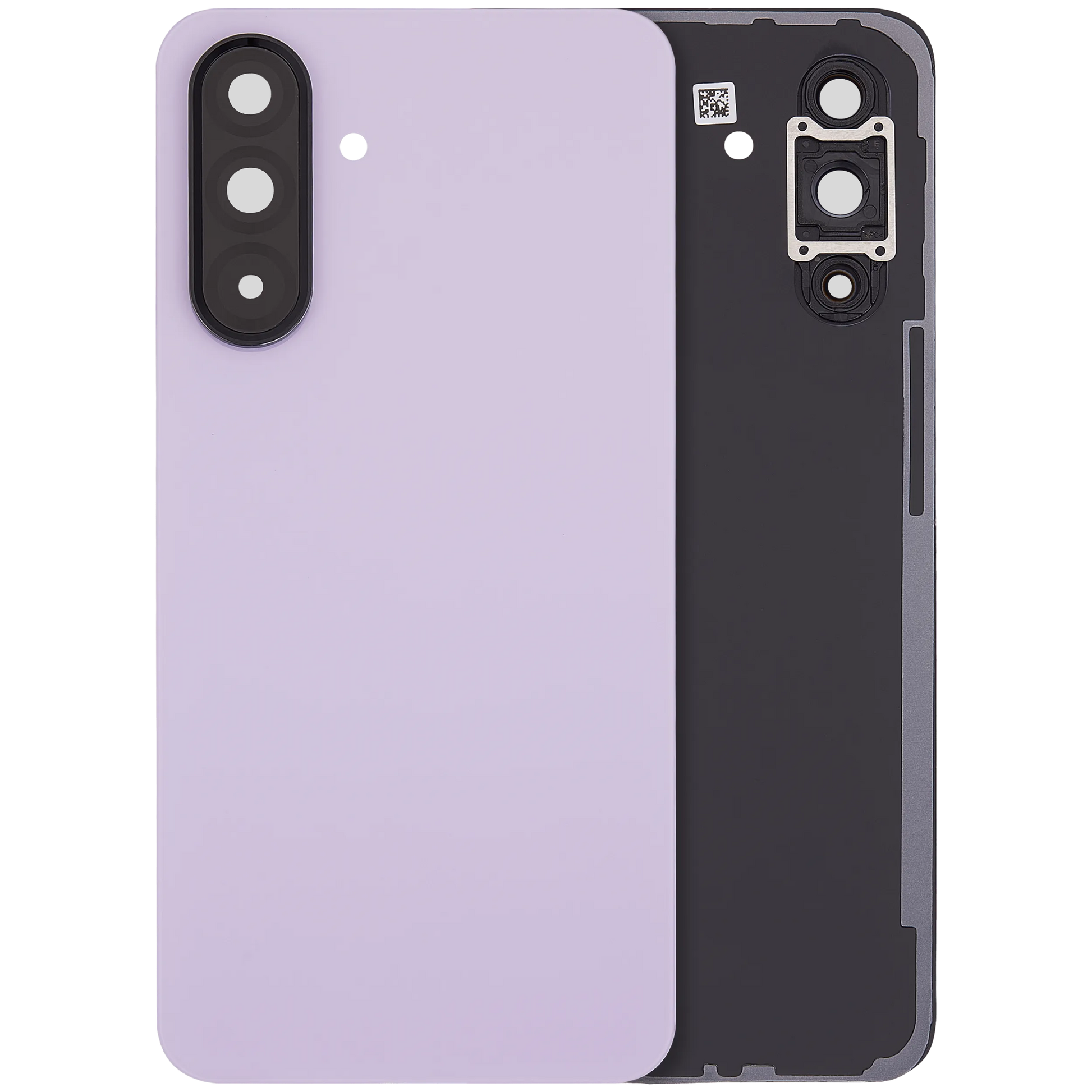 Back Cover Glass With Camera Lens For Samsung Galaxy A36 5G (A366 / 2025) (No Logo) (Aftermarket Plus) (Lavender) - image 1