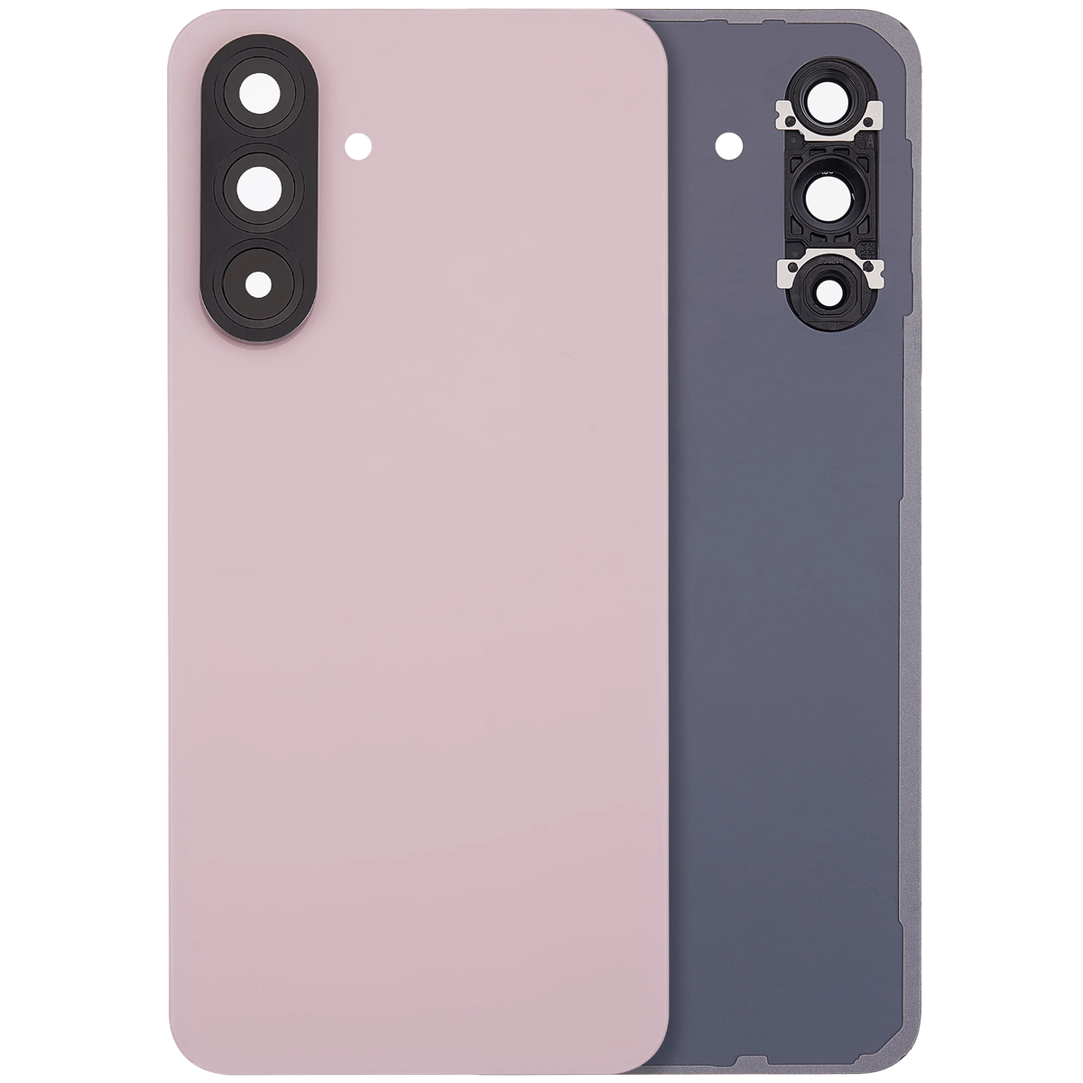 Back Cover Glass With Camera Lens For Samsung Galaxy A56 5G (A566 / 2025) (No Logo) (Aftermarket Plus) (Pink) - product image 1