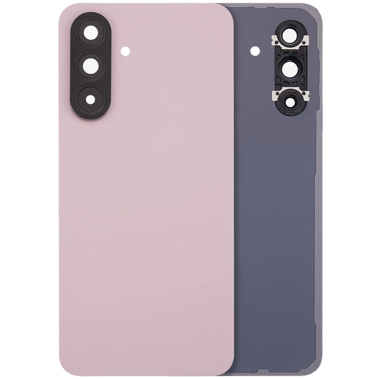 Back Cover Glass With Camera Lens For Samsung Galaxy A56 5G (A566 / 2025) (No Logo) (Aftermarket Plus) (Pink) - product image 1