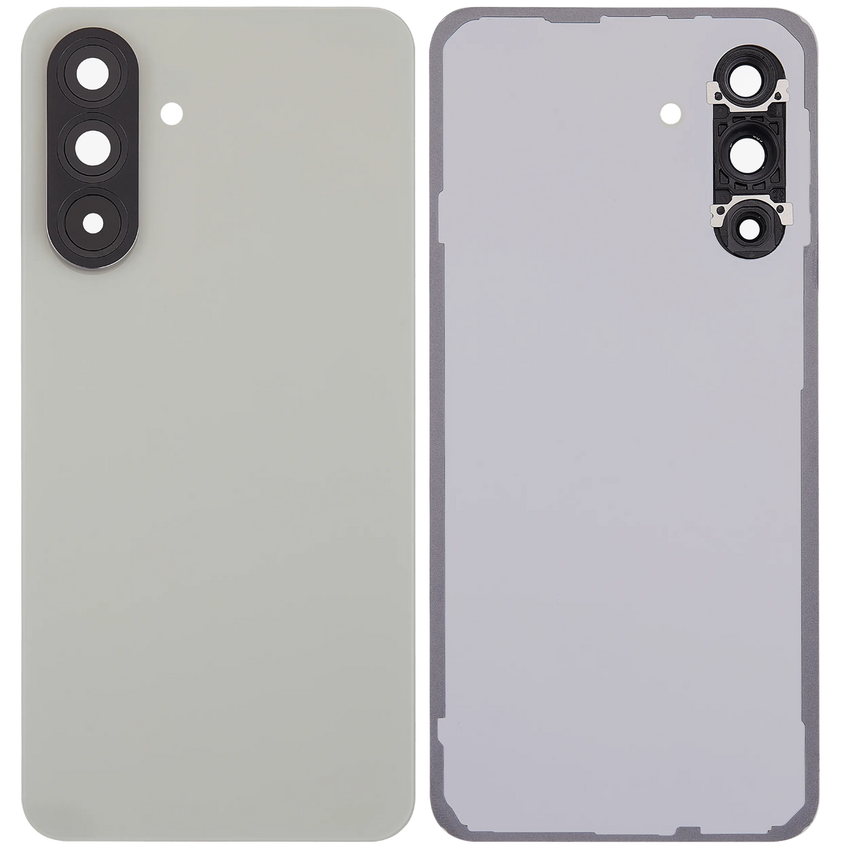 Back Cover Glass With Camera Lens For Samsung Galaxy A56 5G (A566 / 2025) (No Logo) (Aftermarket Plus) (Olive) - product image 3