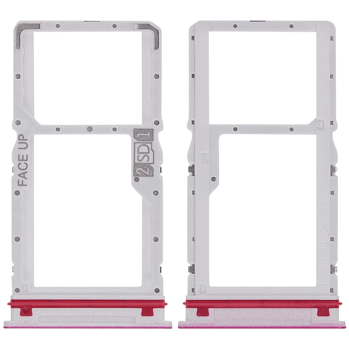 Sim Card Tray For Motorola Moto G37 (XT2625 / 2026) (Fuchsia Red) replacement part SKU 107182921185 image 2