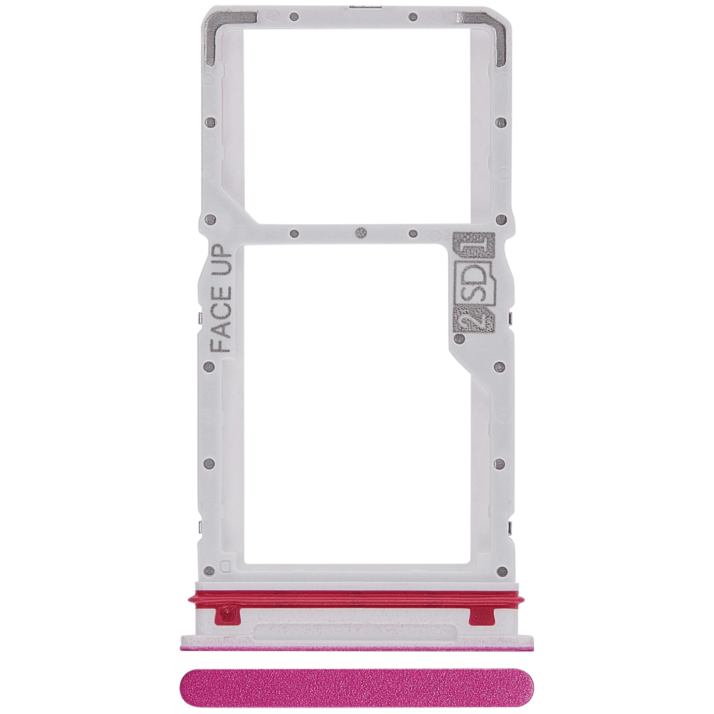 Sim Card Tray For Motorola Moto G37 (XT2625 / 2026) (Fuchsia Red) replacement part SKU 107182921185 image 1