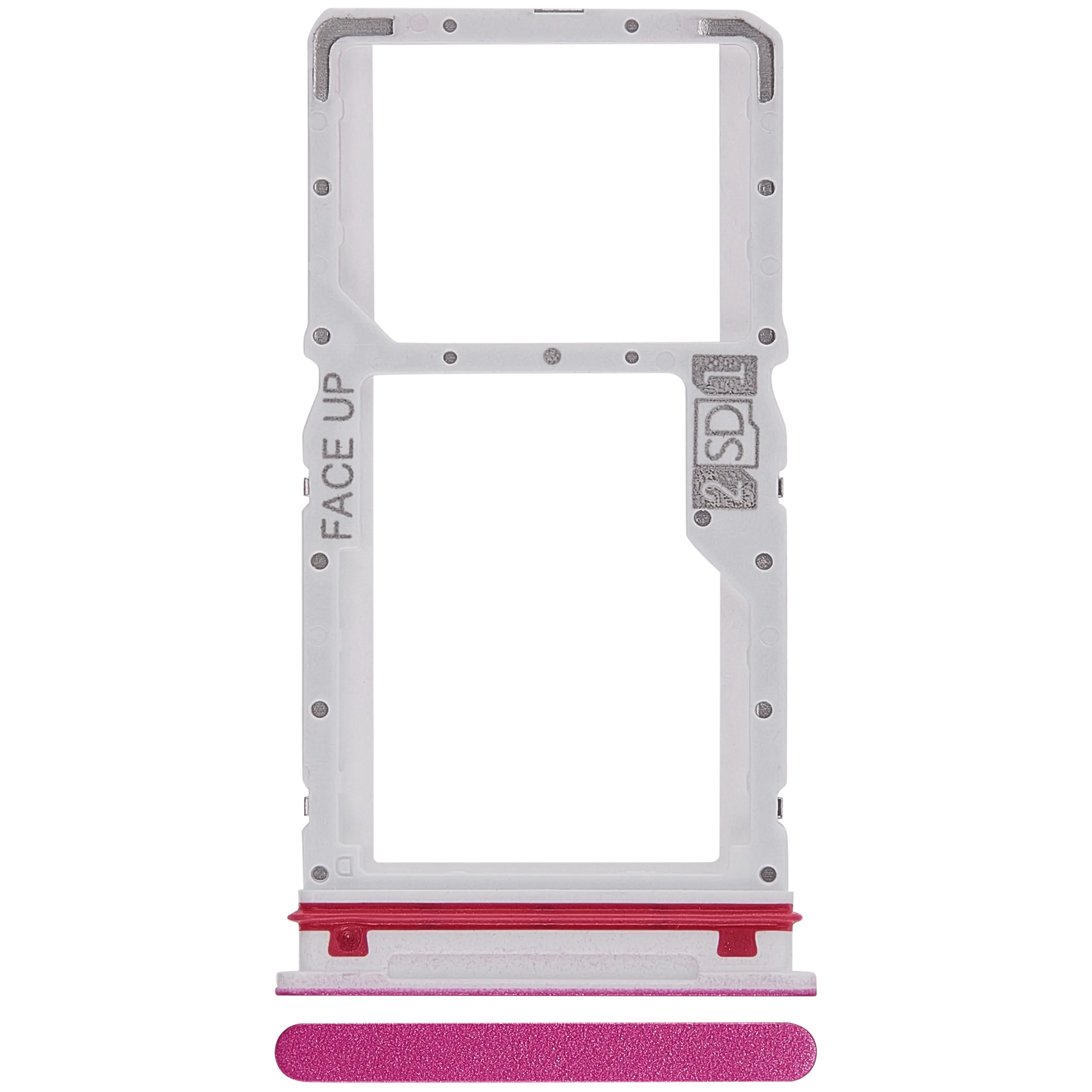 Sim Card Tray For Motorola Moto G37 (XT2625 / 2026) (Fuchsia Red) replacement part SKU 107182921185 image 1