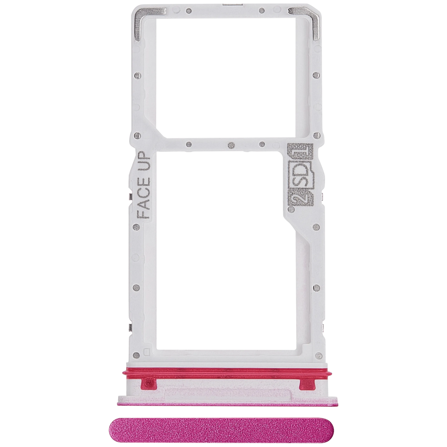 Sim Card Tray For Motorola Moto G37 Power (XT2625 / 2026) (Fuchsia Red) replacement part SKU 107182921189 image 1