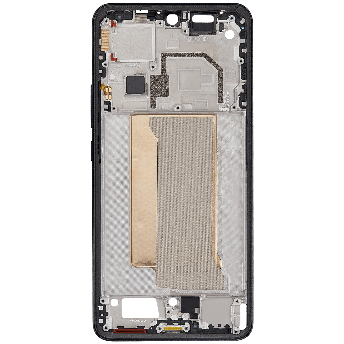 Mid-Frame Housing For Xiaomi 13T / 13T Pro / Redmi K60 Ultra (Black) – repair part compatibility view – Phone Housing Replacement for phone repair