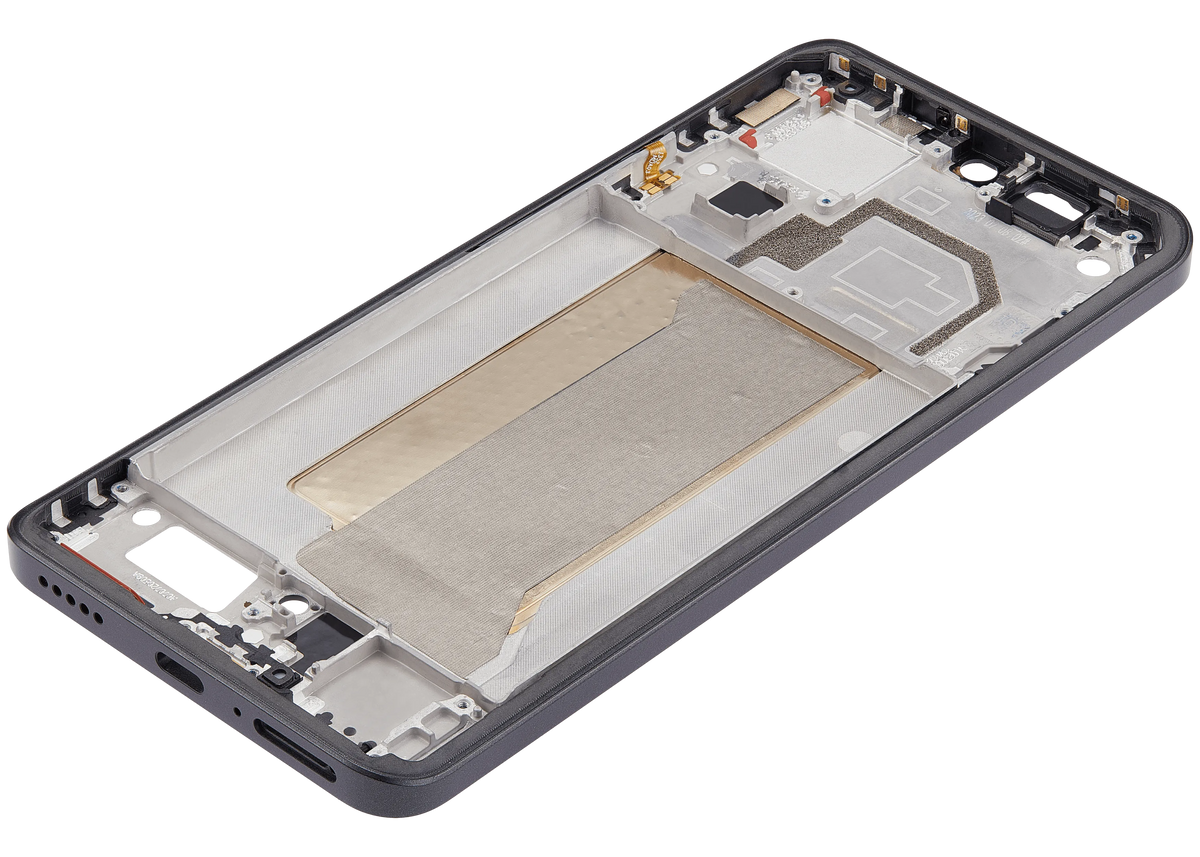 Mid-Frame Housing For Xiaomi 13T / 13T Pro / Redmi K60 Ultra (Black) – repair component detail view – Phone Housing Replacement for phone repair