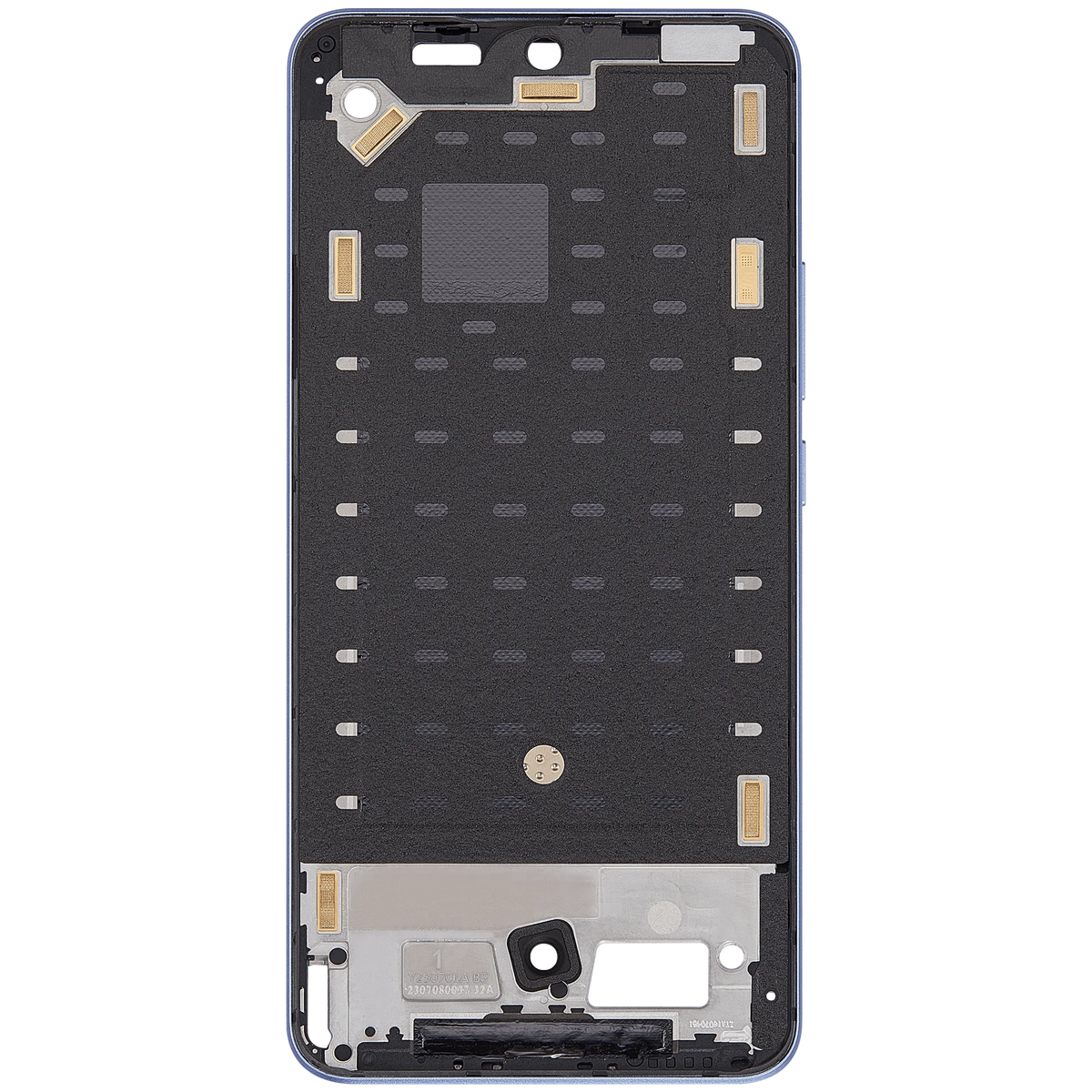 Mid-Frame Housing For Xiaomi 13T / 13T Pro (Alpine Blue) – device repair component close-up – Phone Housing Replacement for phone repair