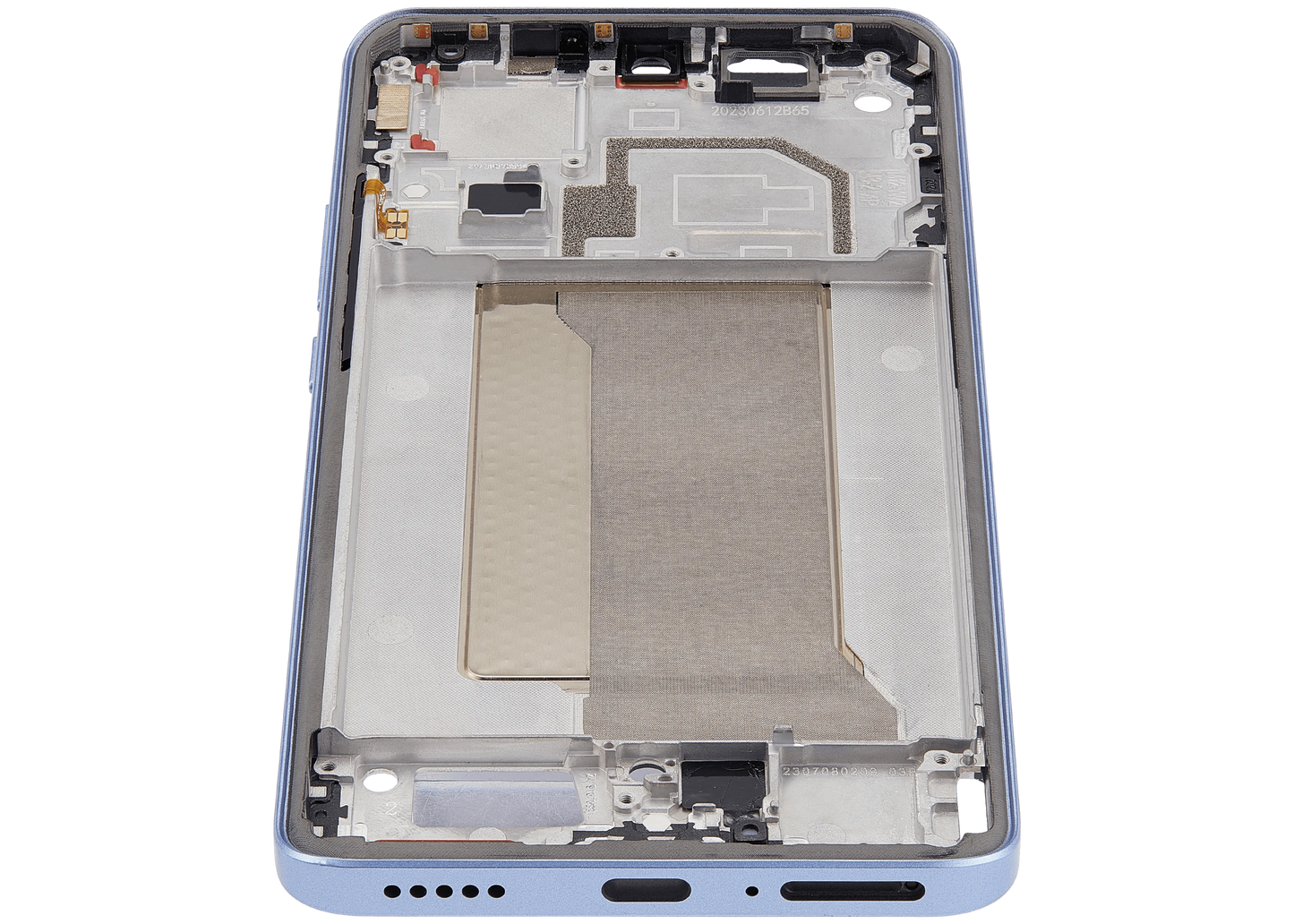 Mid-Frame Housing For Xiaomi 13T / 13T Pro (Alpine Blue) – replacement component detailed view – Phone Housing Replacement for phone repair