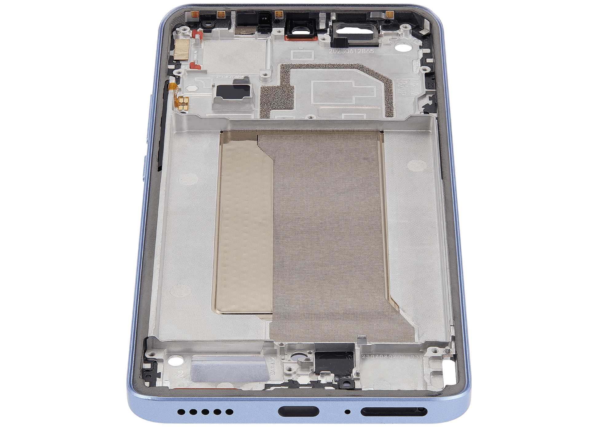 Mid-Frame Housing For Xiaomi 13T / 13T Pro (Alpine Blue) – replacement component detailed view – Phone Housing Replacement for phone repair