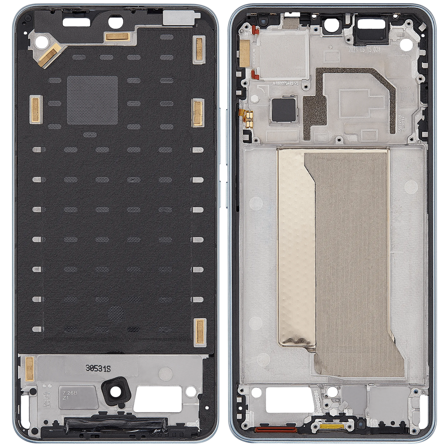 Mid-Frame Housing For Xiaomi 13T / 13T Pro / Redmi K60 Ultra (Green) – mobile replacement component detail – Phone Housing Replacement for phone repair