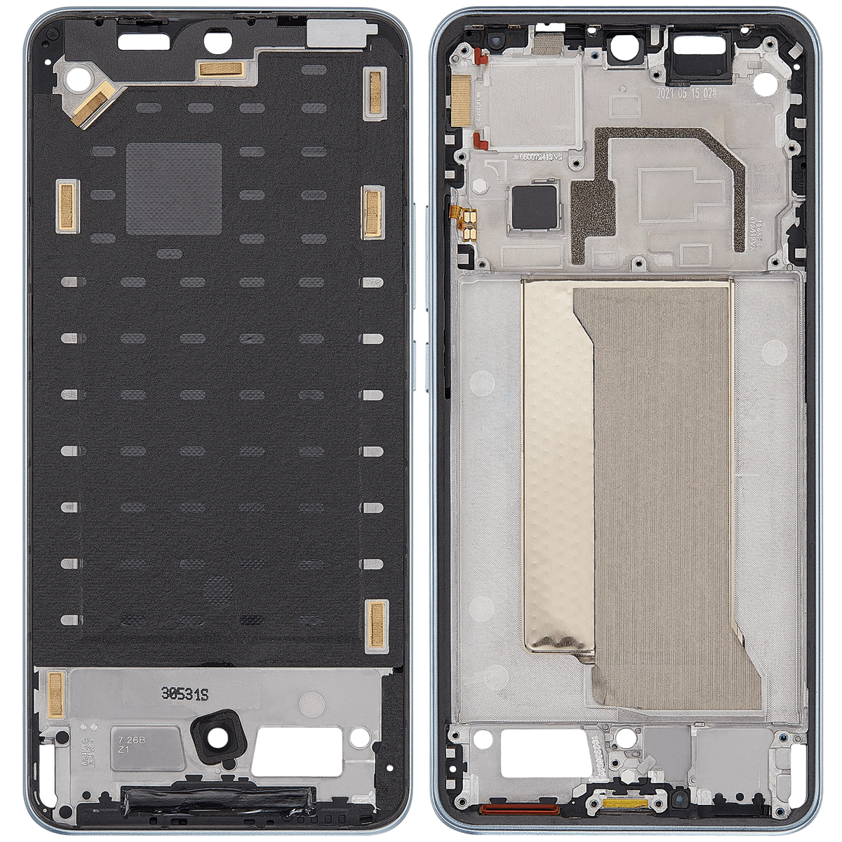 Mid-Frame Housing For Xiaomi 13T / 13T Pro / Redmi K60 Ultra (Green) – mobile replacement component detail – Phone Housing Replacement for phone repair