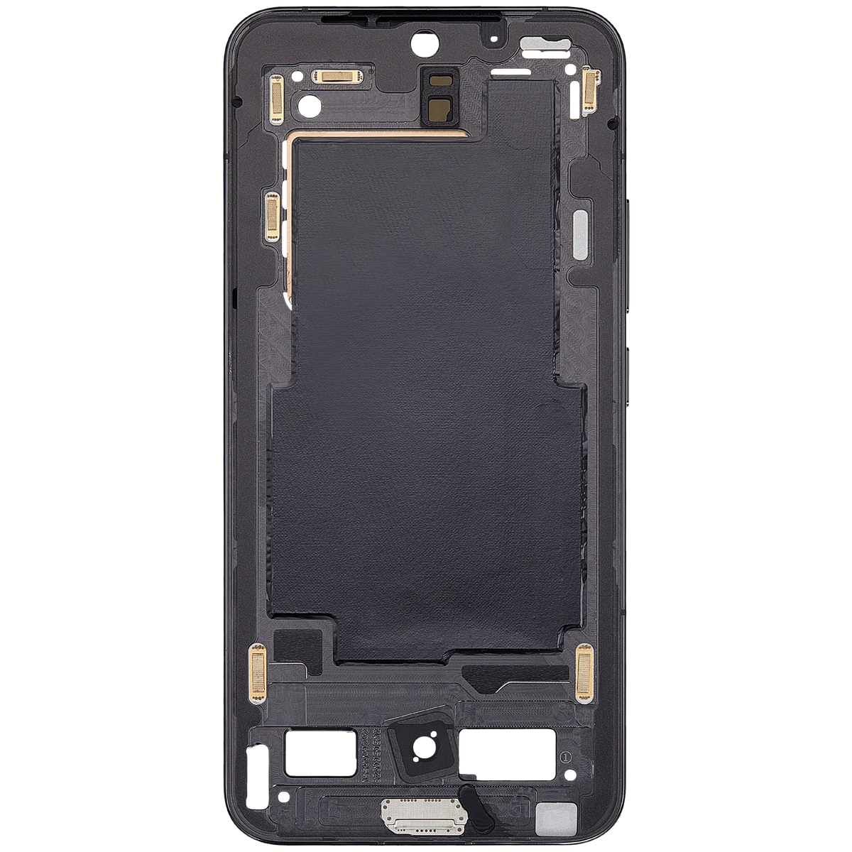 Mid-Frame Housing For Xiaomi 14 (Black) – repair component detail view – Phone Housing Replacement for phone repair