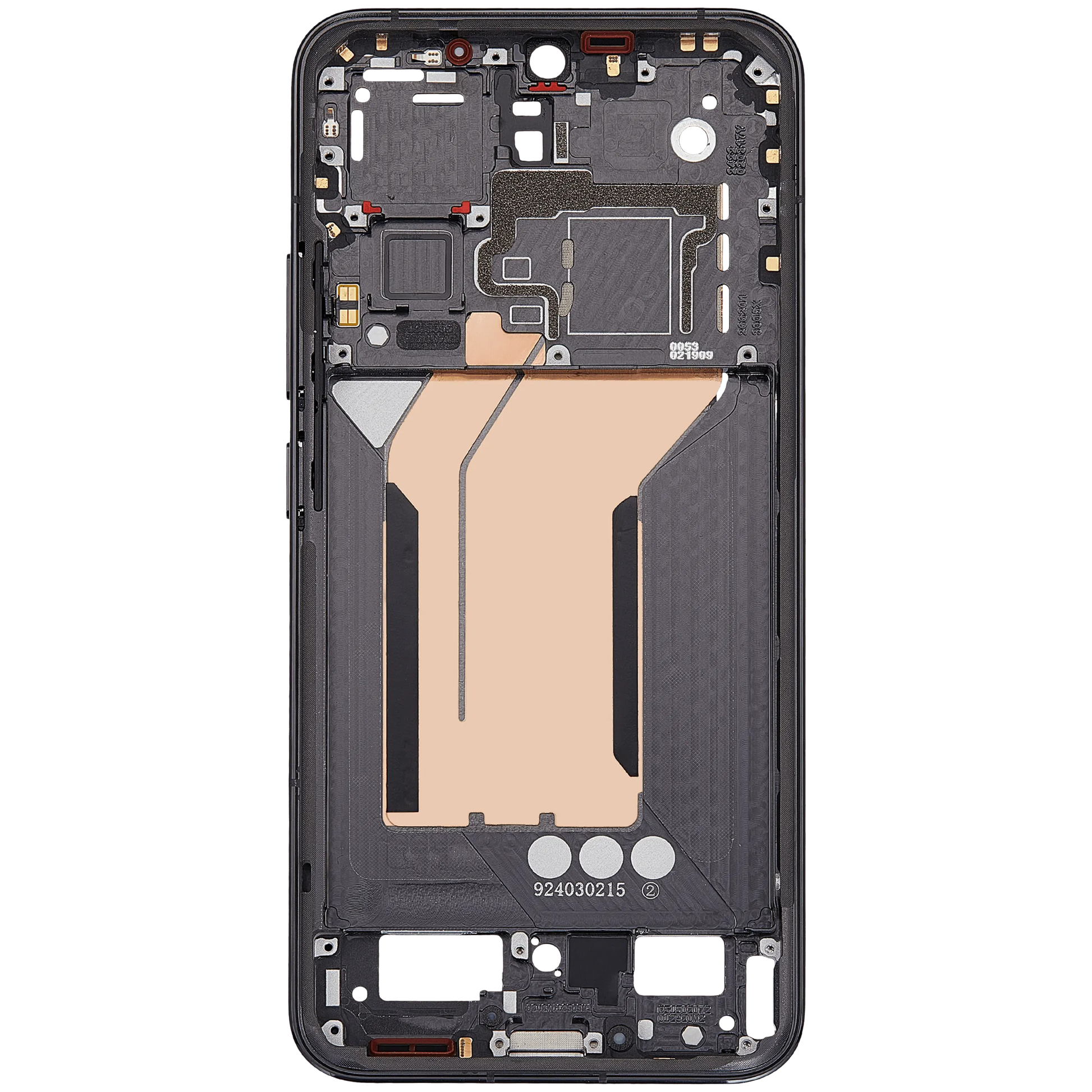 Mid-Frame Housing For Xiaomi 14 (Black) – replacement component detailed view – Phone Housing Replacement for phone repair