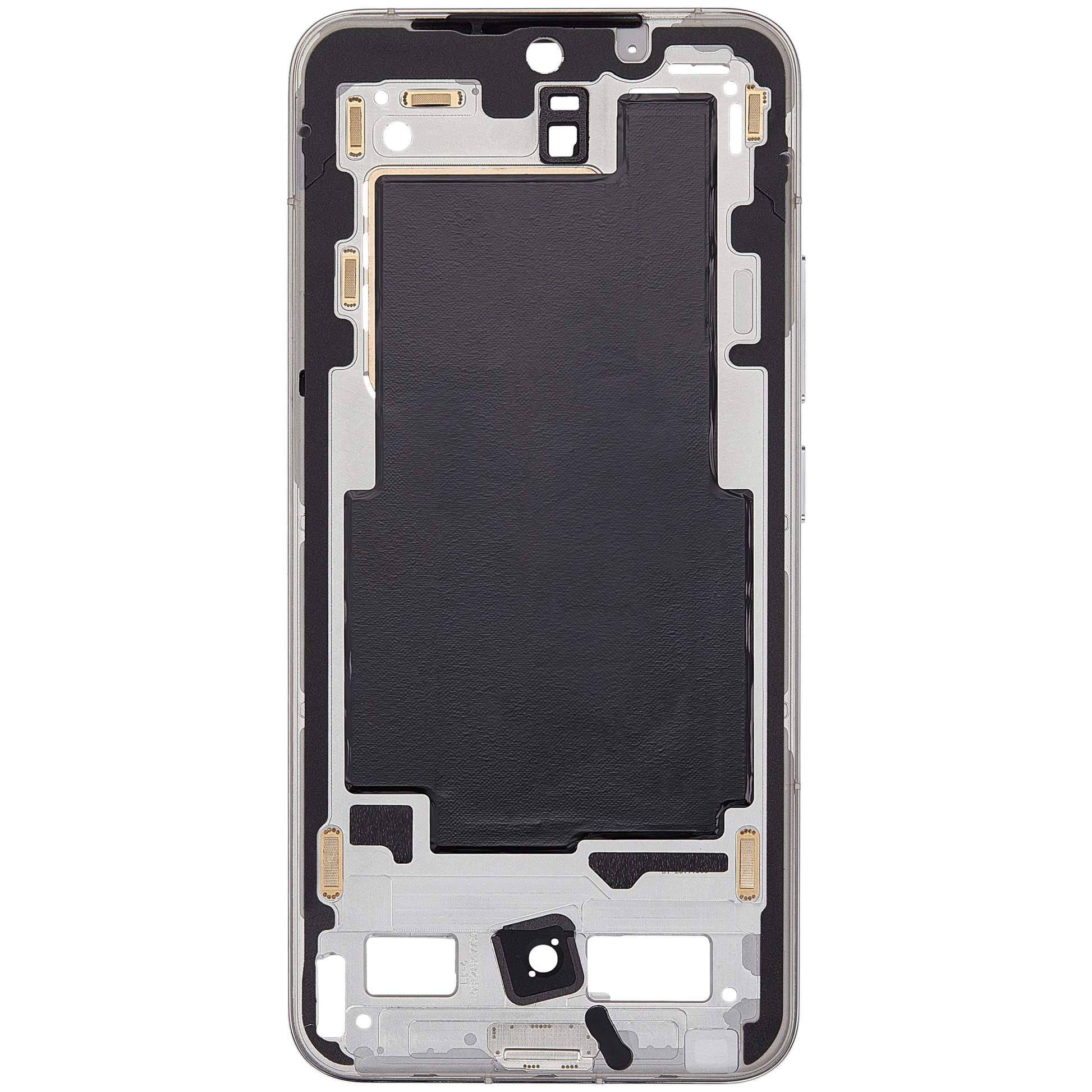 Mid-Frame Housing For Xiaomi 14 (White) – technician repair part view – Phone Housing Replacement for phone repair