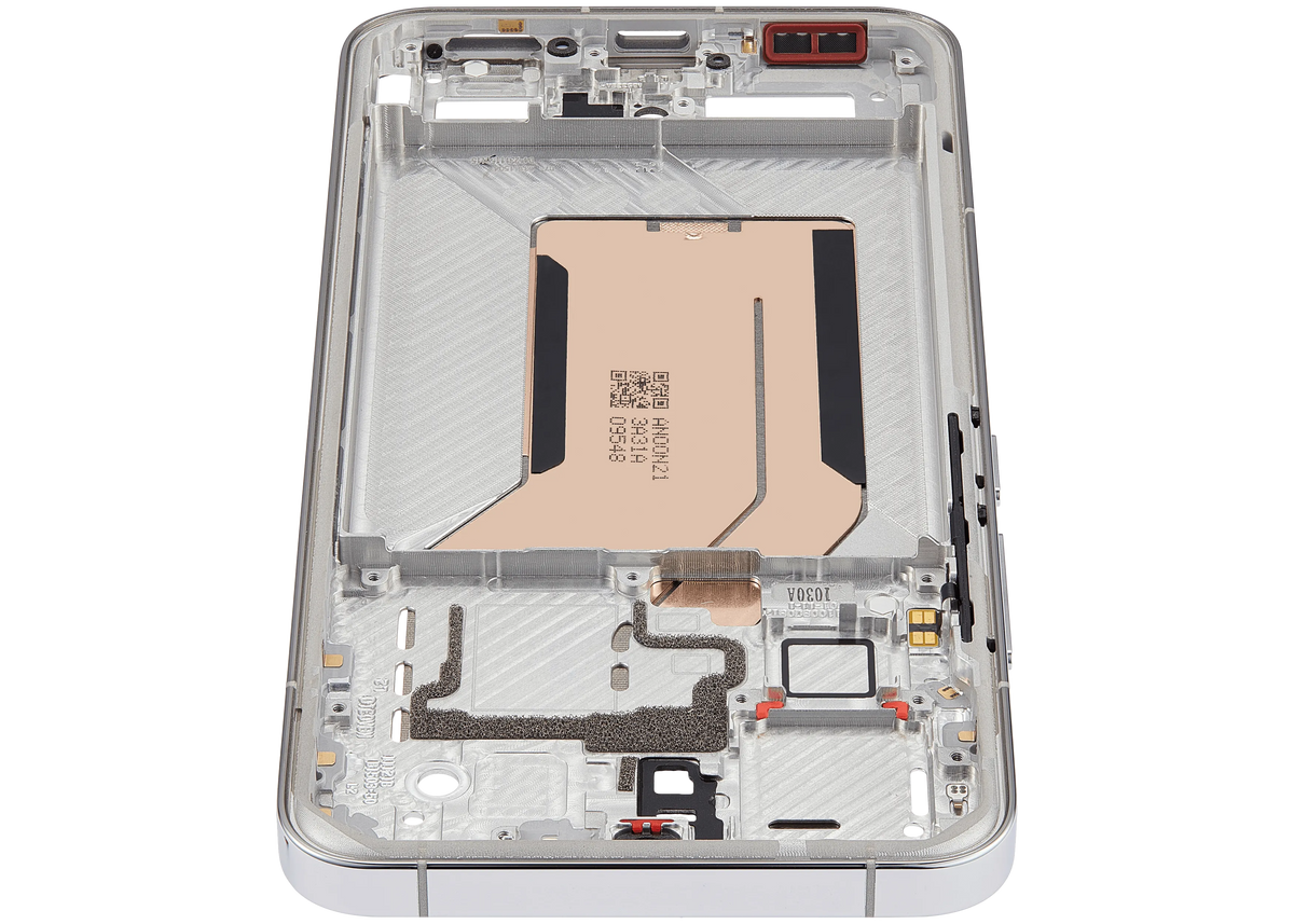 Mid-Frame Housing For Xiaomi 14 (White) – mobile replacement component detail – Phone Housing Replacement for phone repair