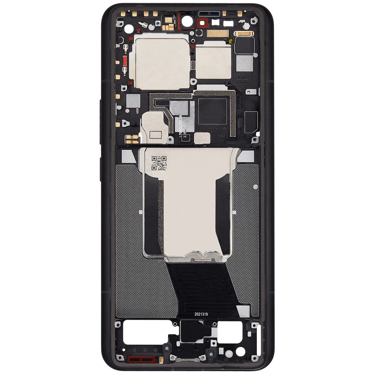 Mid-Frame Housing For Xiaomi 14 Ultra (Black) – repair component detail view – Phone Housing Replacement for phone repair