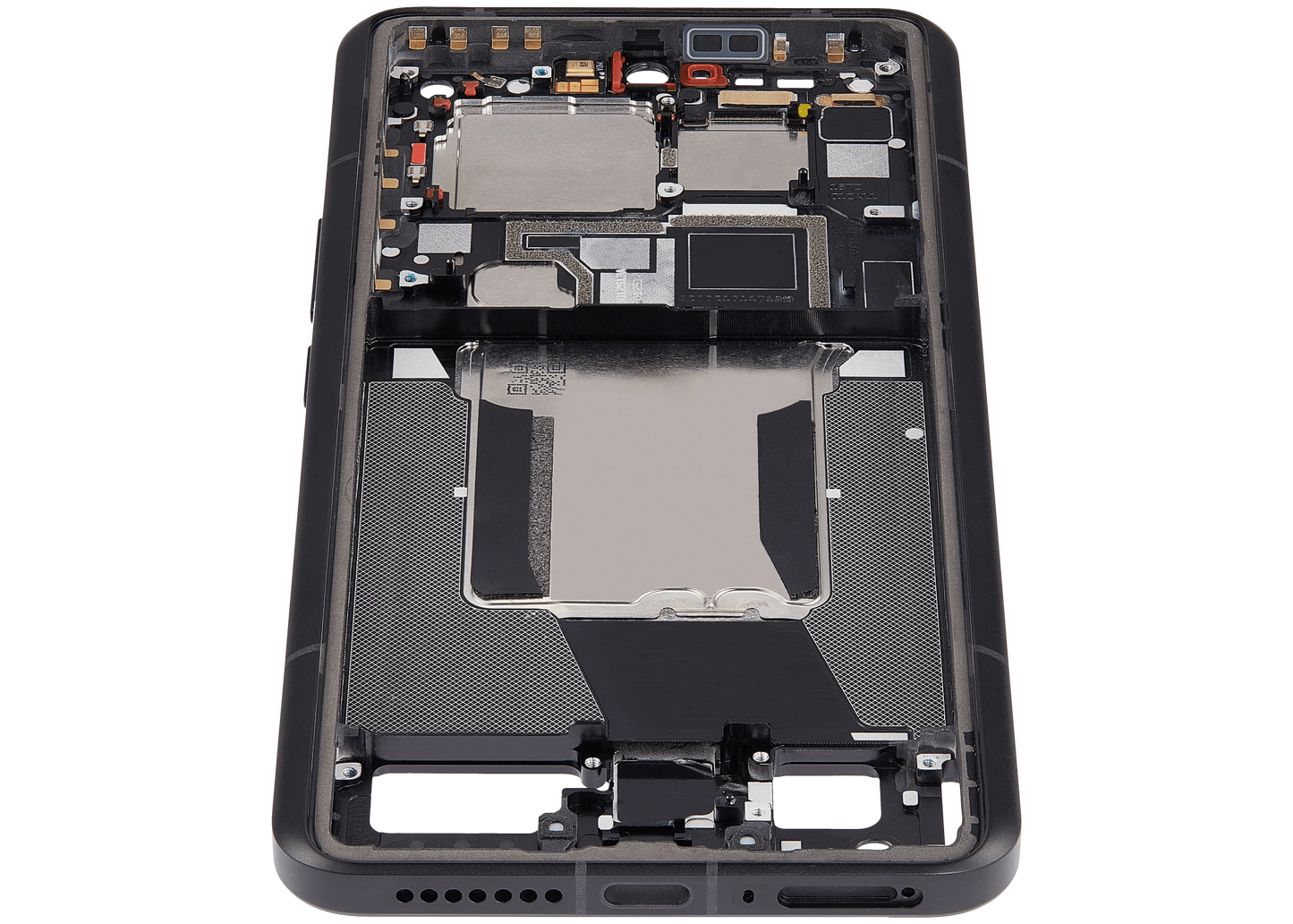 Mid-Frame Housing For Xiaomi 14 Ultra (Black) – device repair component close-up – Phone Housing Replacement for phone repair